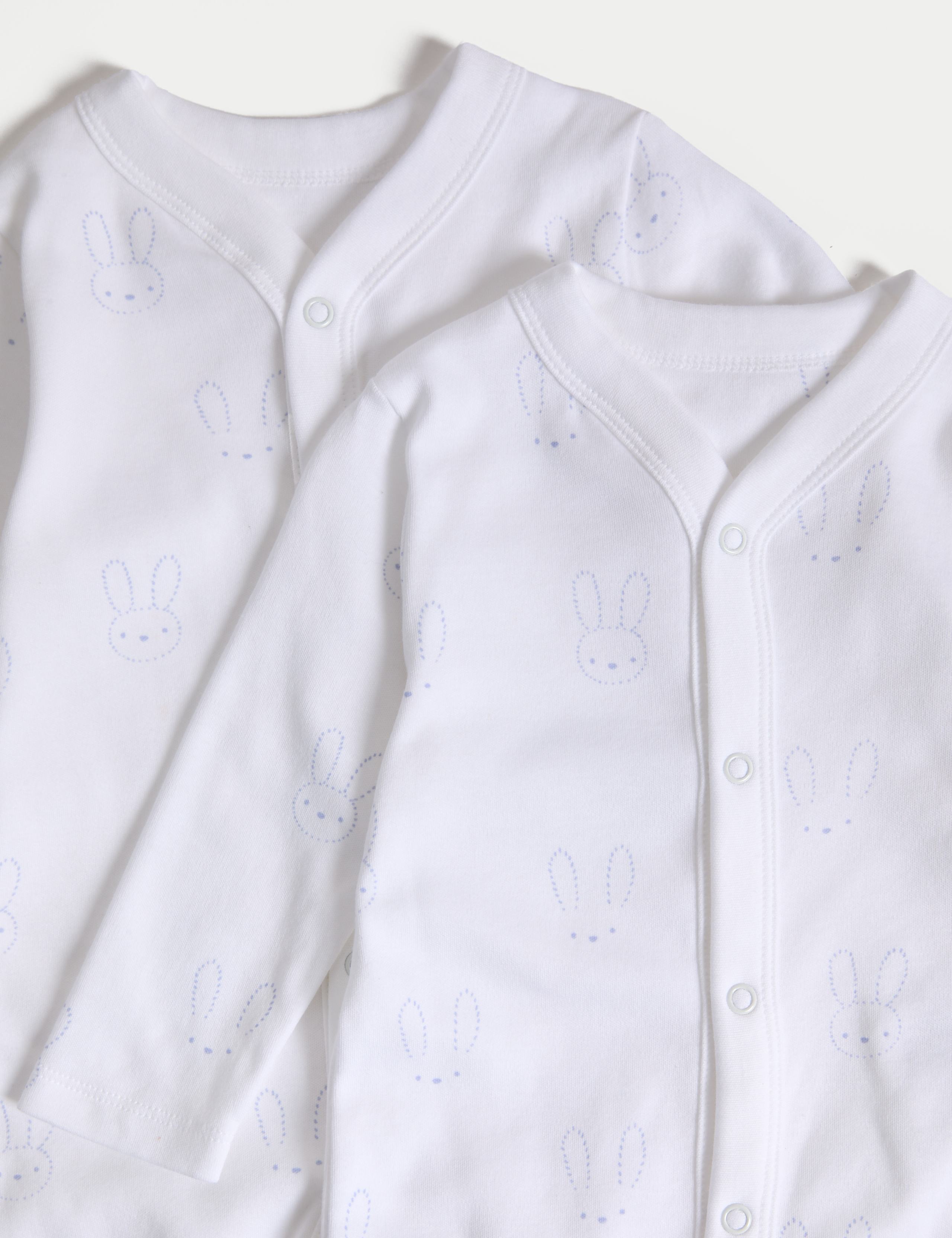 5pk Pure Cotton Sleepsuits (0-3 Yrs) 2 of 2