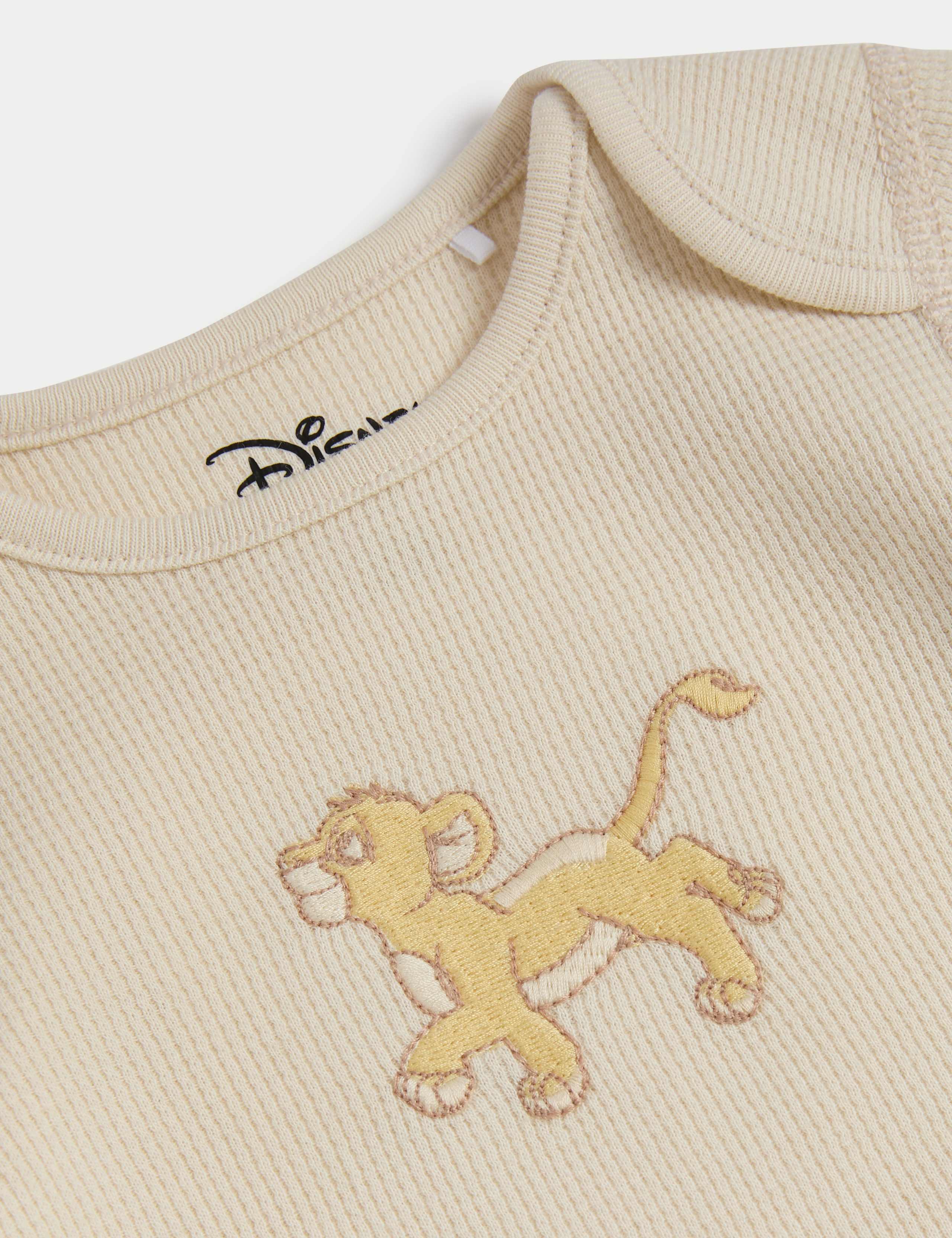 5pk Pure Cotton Lion King™ Bodysuits (7lbs - 3 Yrs) 2 of 2