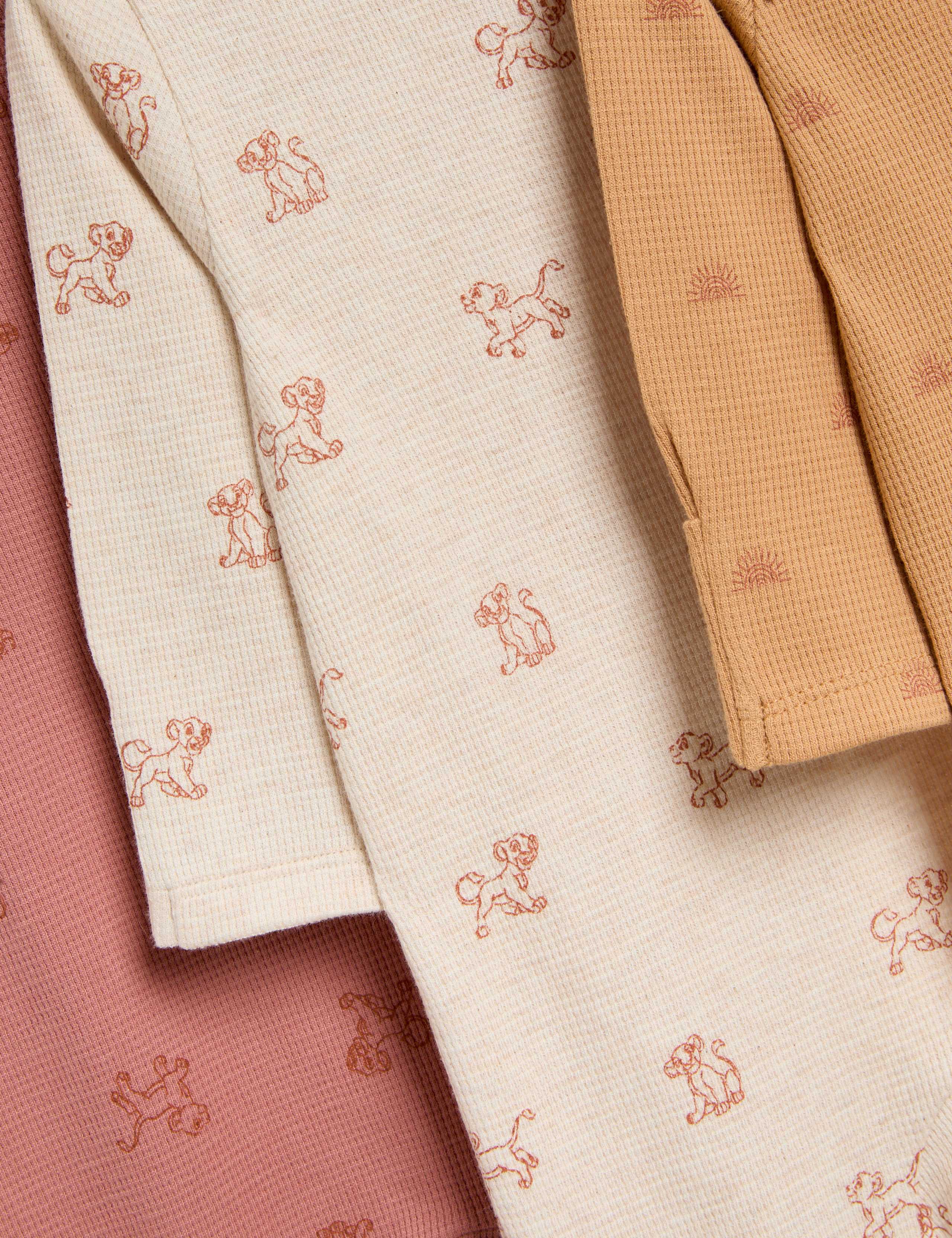 3 Pack Lion King™ Sleepsuits (7lbs - 3 Yrs) 2 of 2