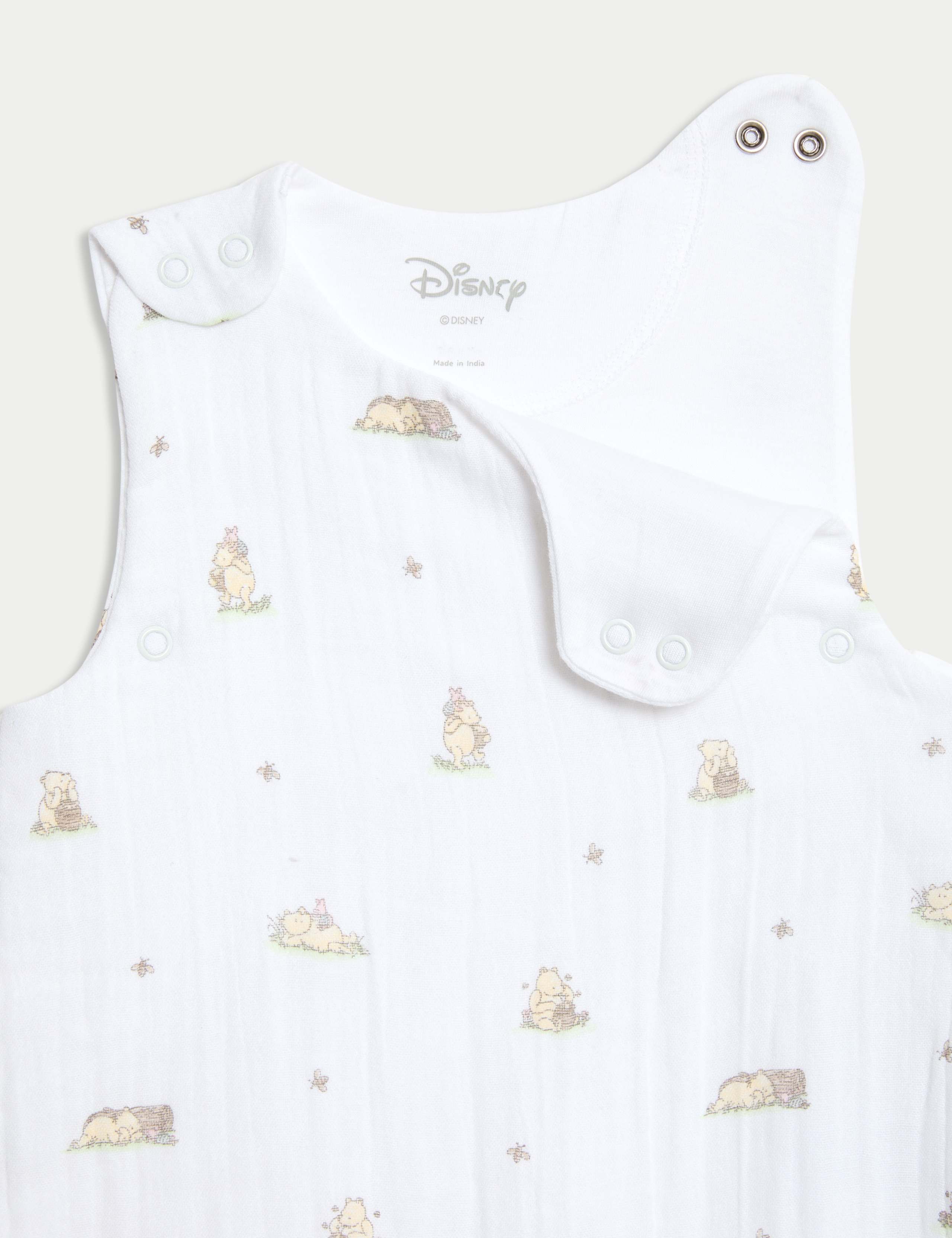 Pure Cotton Winnie The Pooh 1.5 Tog Sleeping Bag (0-3 Yrs) 3 of 3