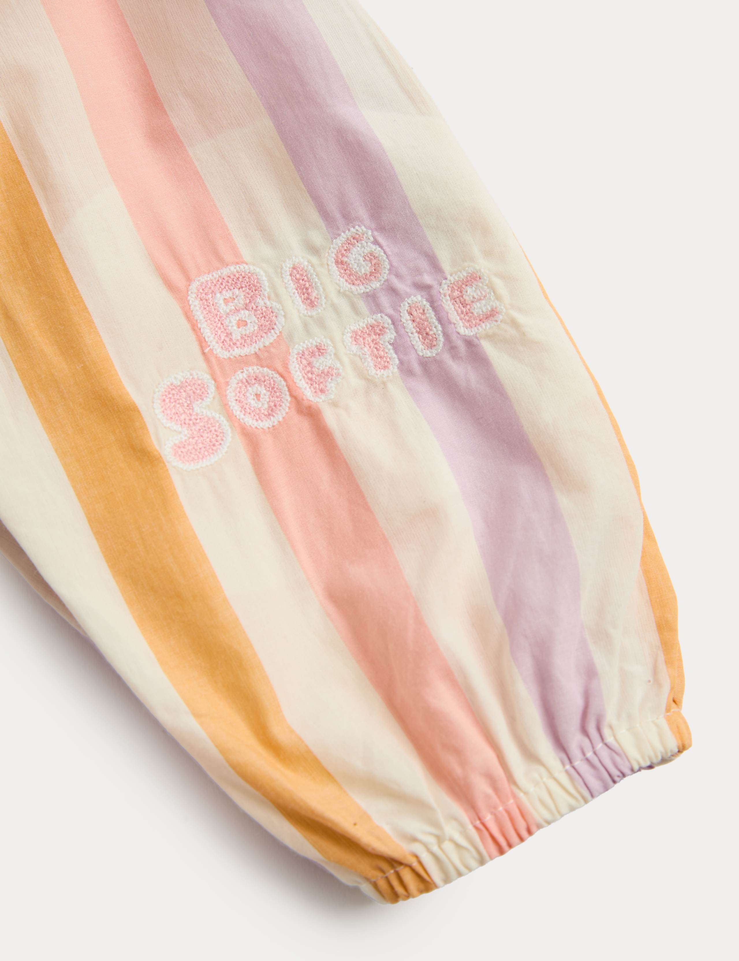 Pure Cotton Woven Cinema Striped All in One (0-24 Months) 3 of 3