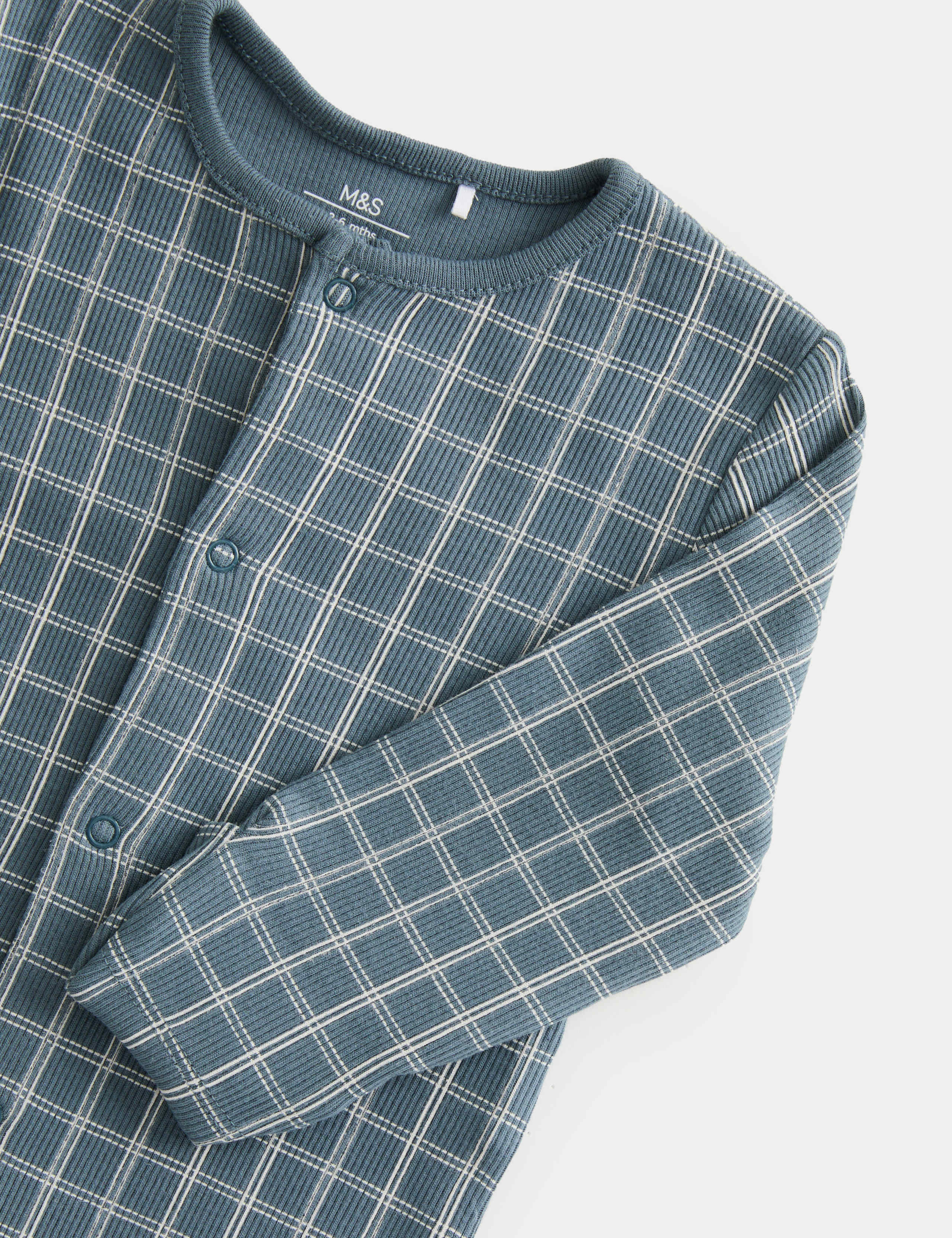 3 Pack Cotton Rich Sleepsuits (0-3 Yrs) 2 of 3