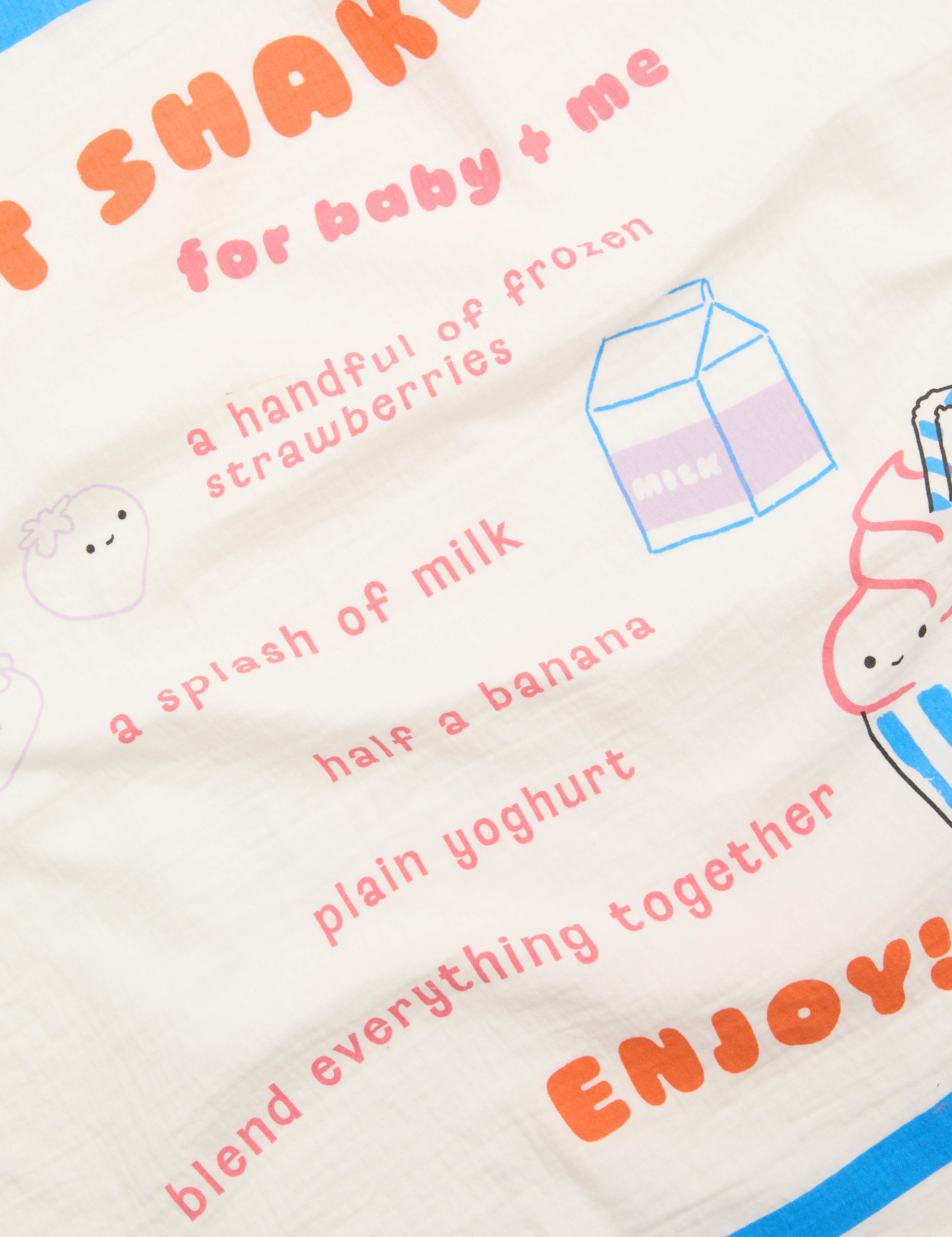 2 Pack Milkshake Muslin Squares 2 of 2