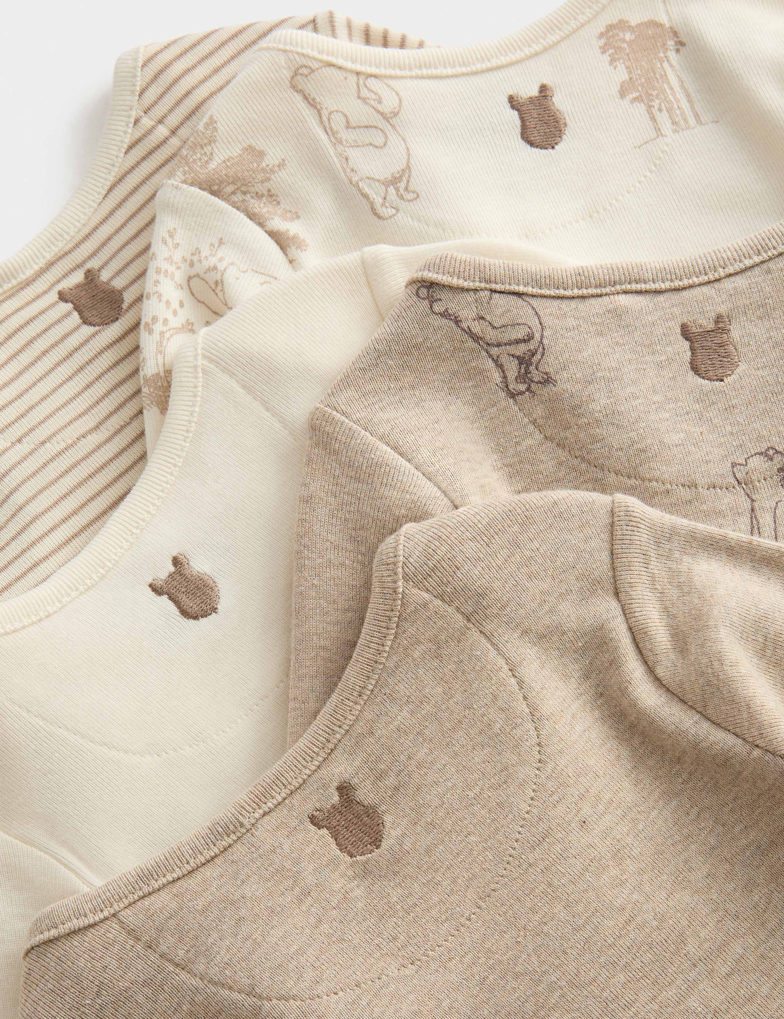 5PK Winnie The Pooh Bodysuits 2 of 2