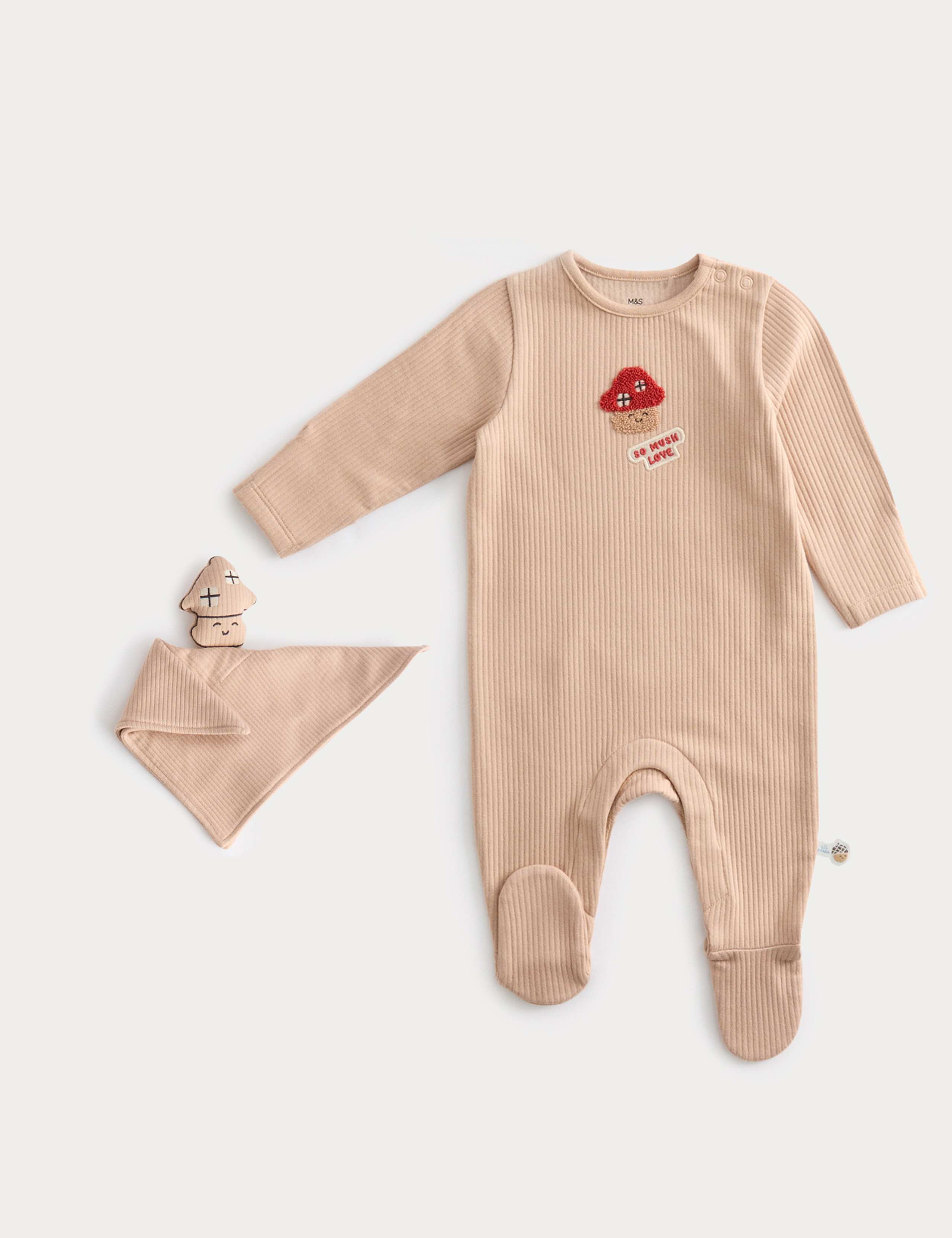 Mushroom Sleepsuit with Comforter (0-3 Yrs) 1 of 5