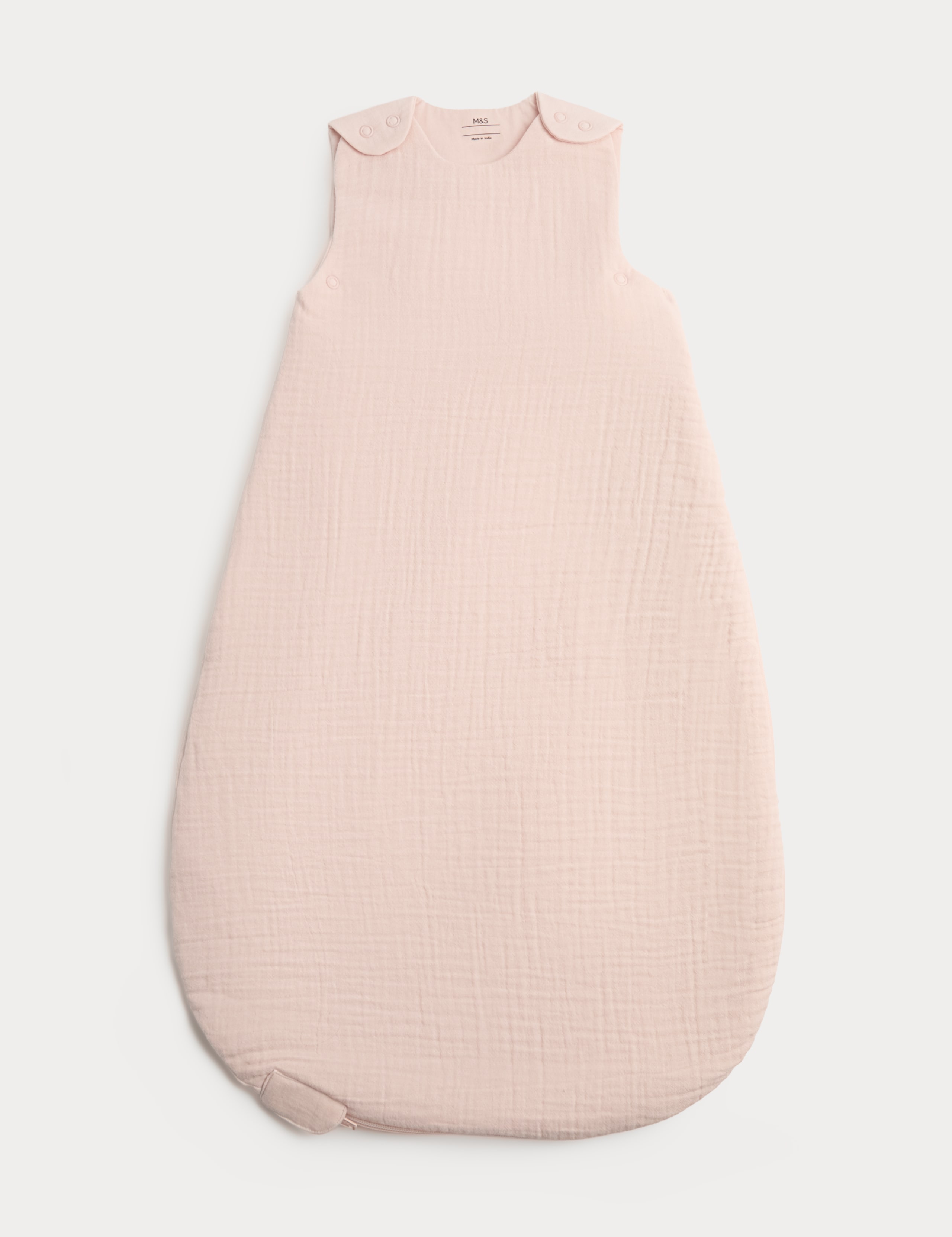 Pure Cotton Textured 1.5 Tog Sleeping Bag (0-3 Yrs) 1 of 2