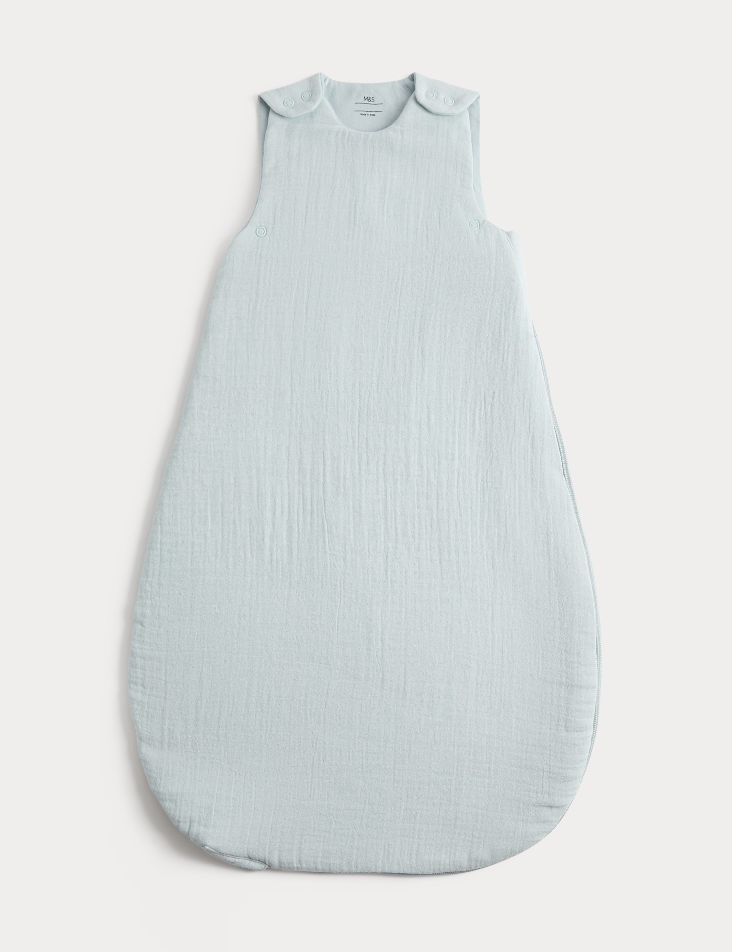 Pure Cotton Textured 1.5 Tog Sleeping Bag (0-3 Yrs) 1 of 2
