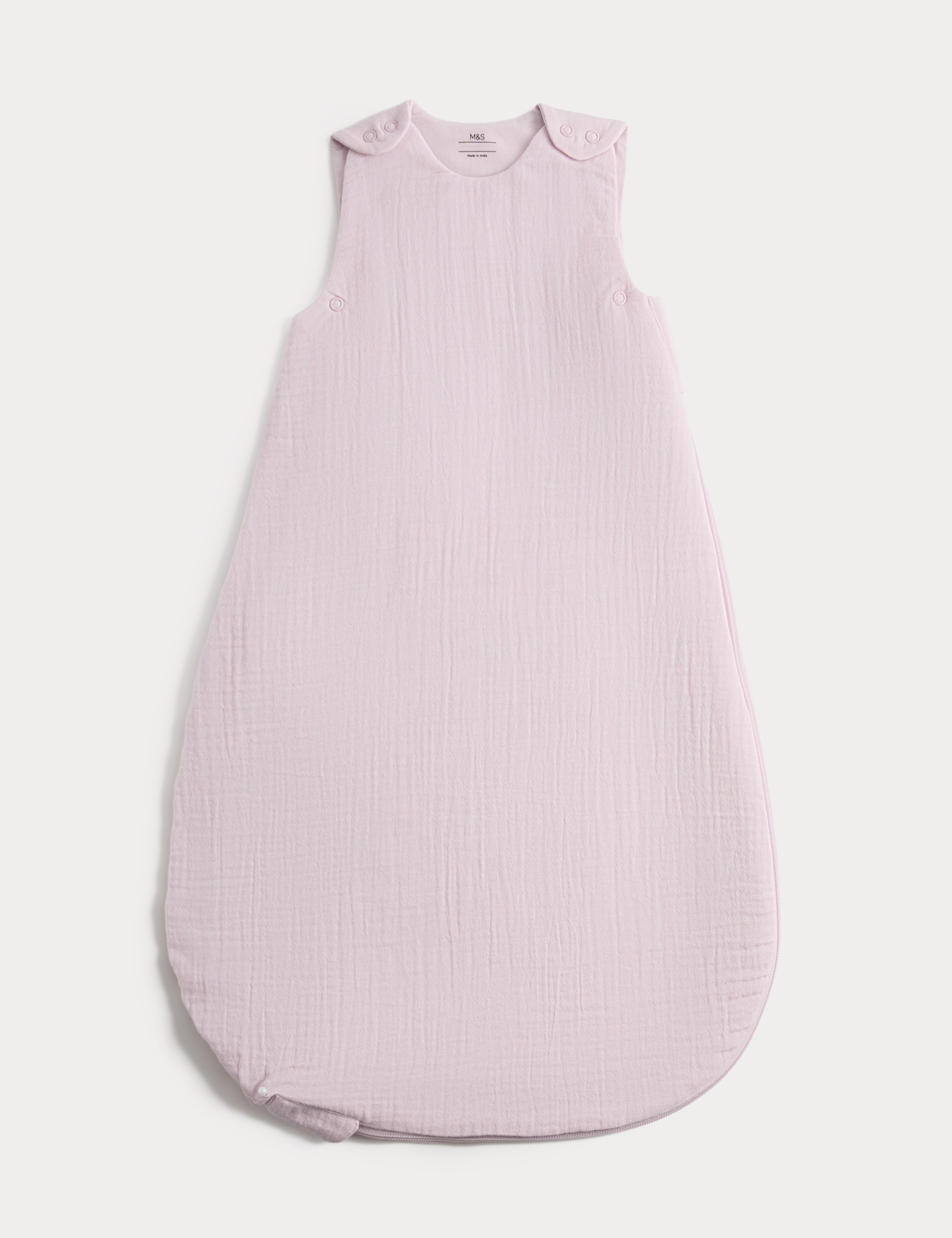 Pure Cotton Textured 1.5 Tog Sleeping Bag (0-3 Yrs) 1 of 2