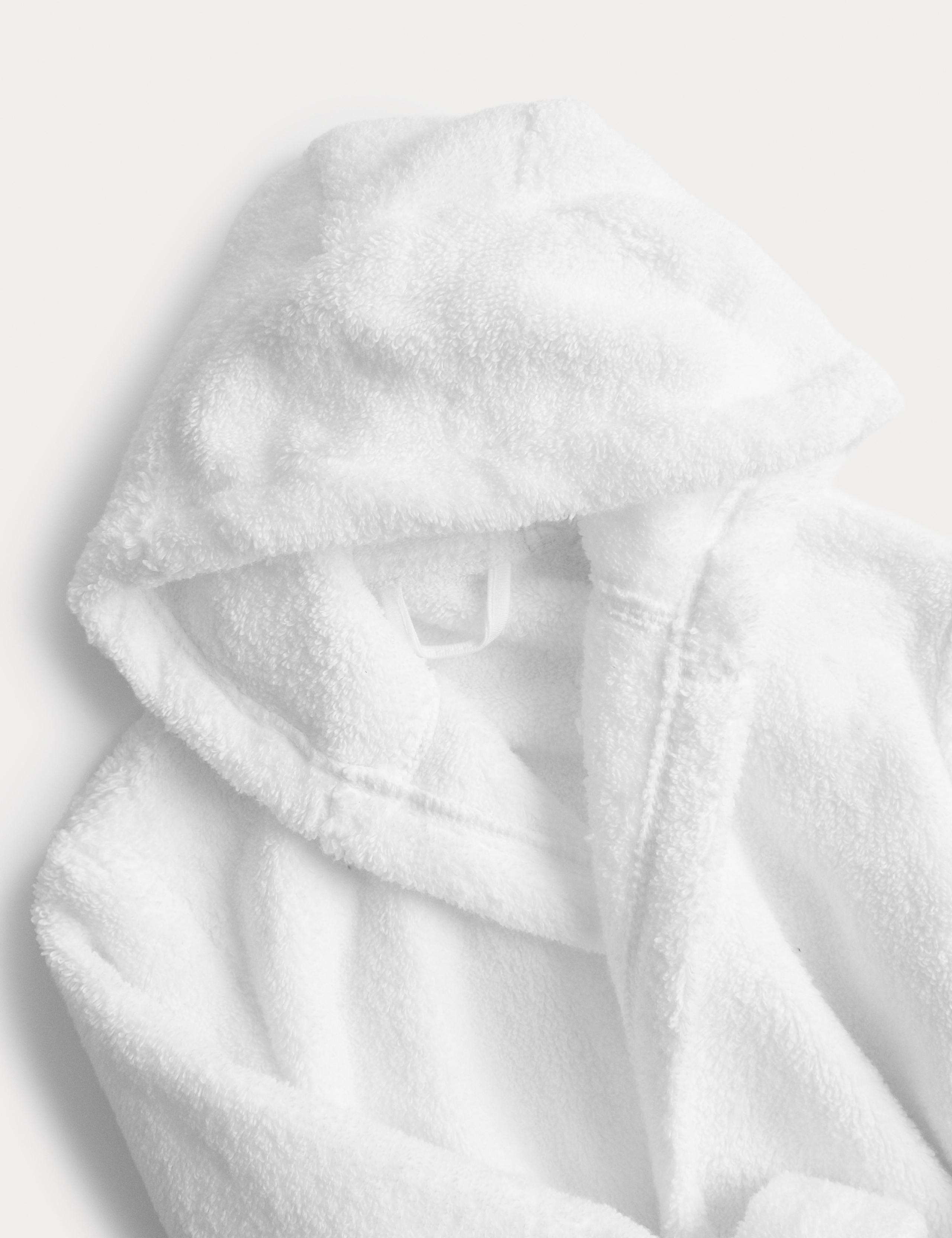 Pure Cotton Hooded Robe (0-36 Mths) 2 of 2