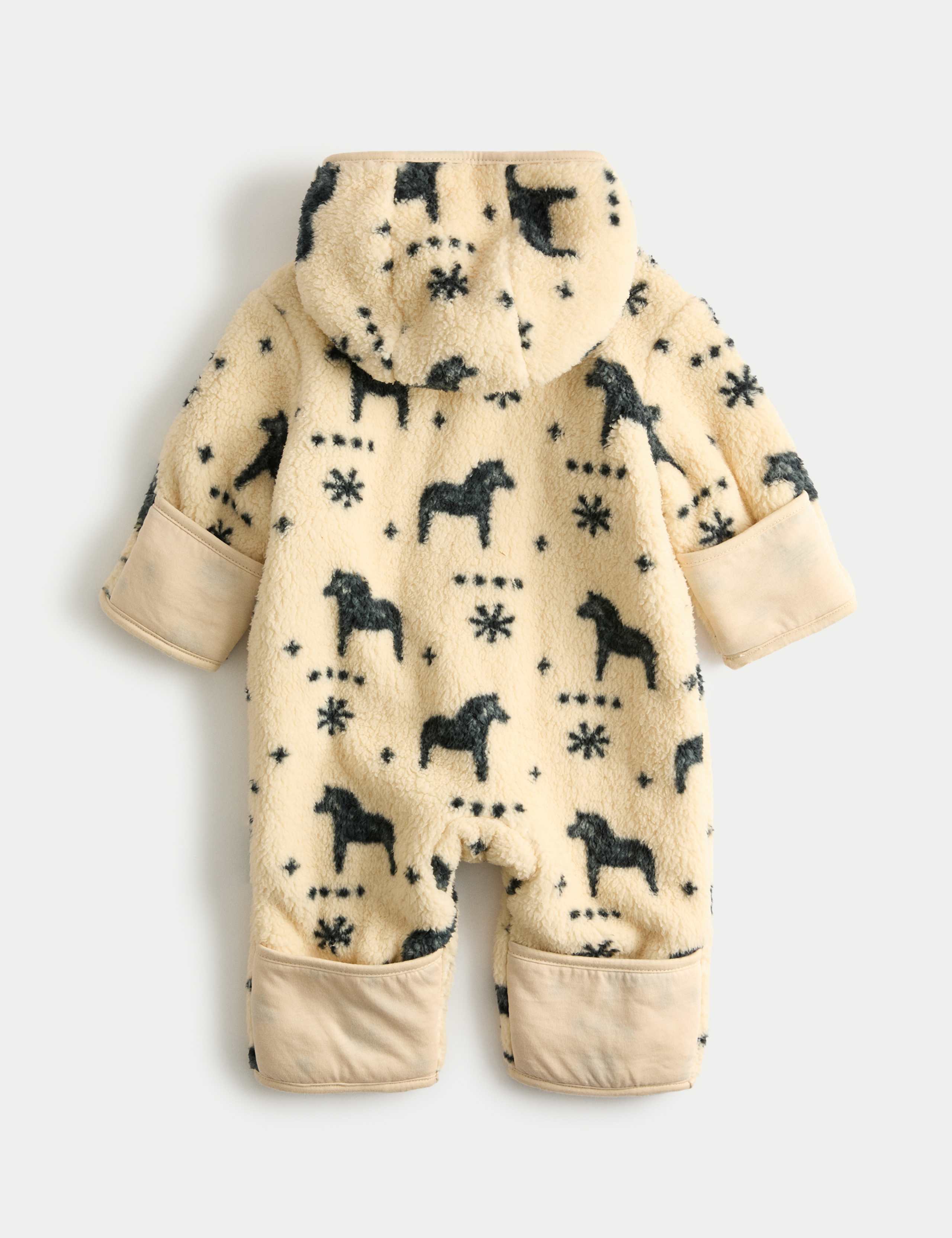 Borg Printed Pramsuit (0-12 Mths) 2 of 3