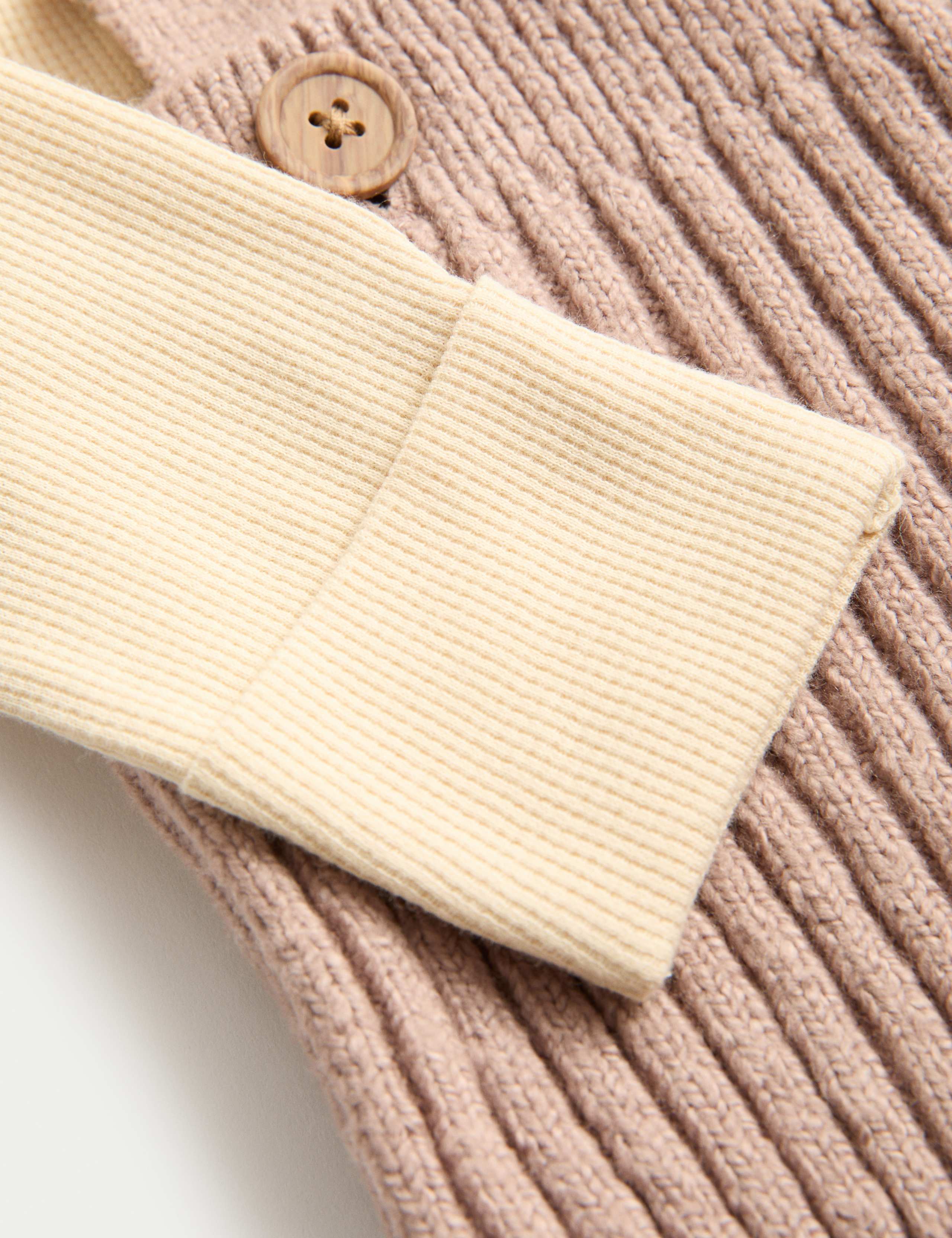 2pc Cotton Blend Knitted Outfit (7lbs-12 Mths) 2 of 3