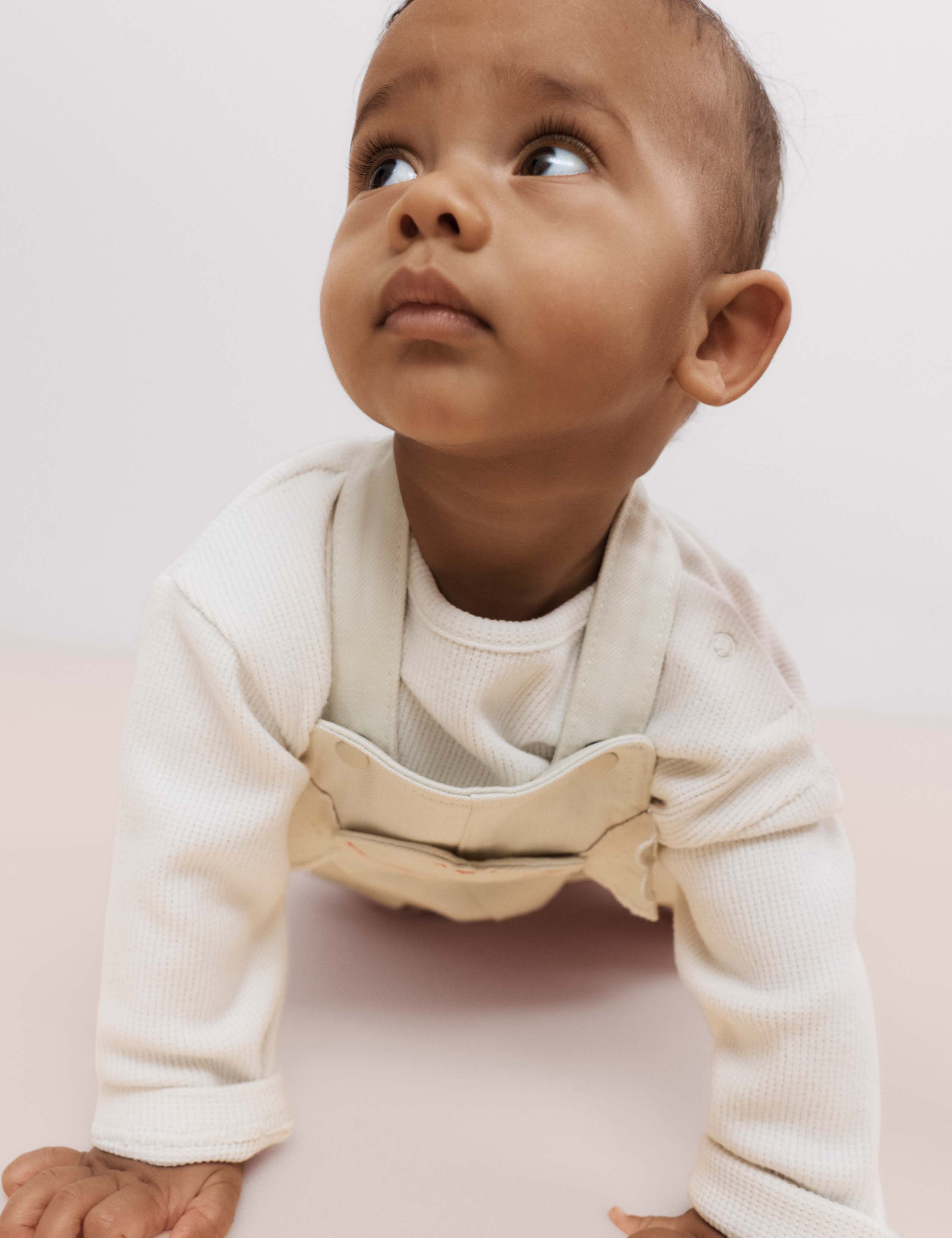 Cotton Rich Twill Dungarees (0-3 Yrs) 4 of 5