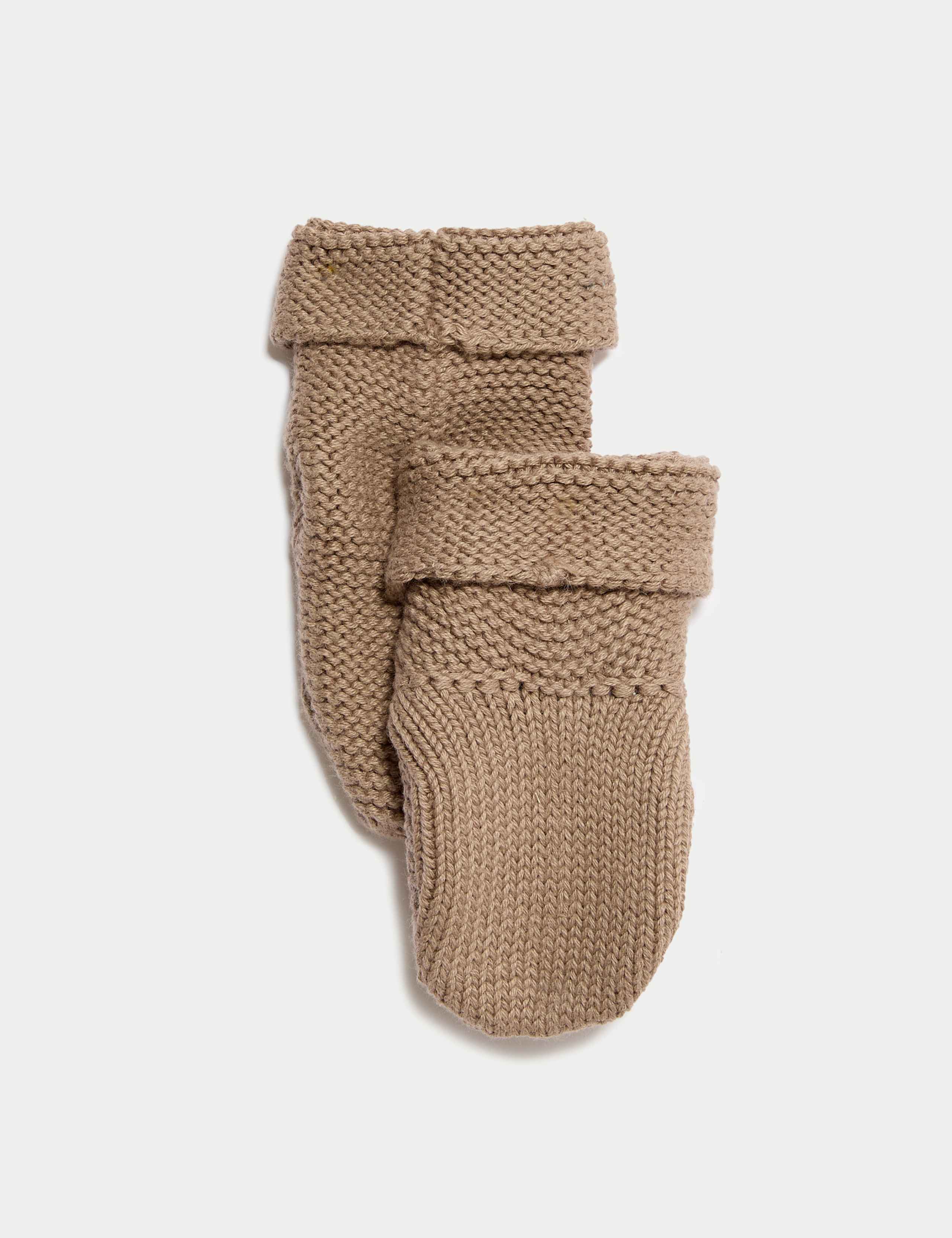 Pure Cotton Knitted All in One with Booties (0-12 Mths) 4 of 4