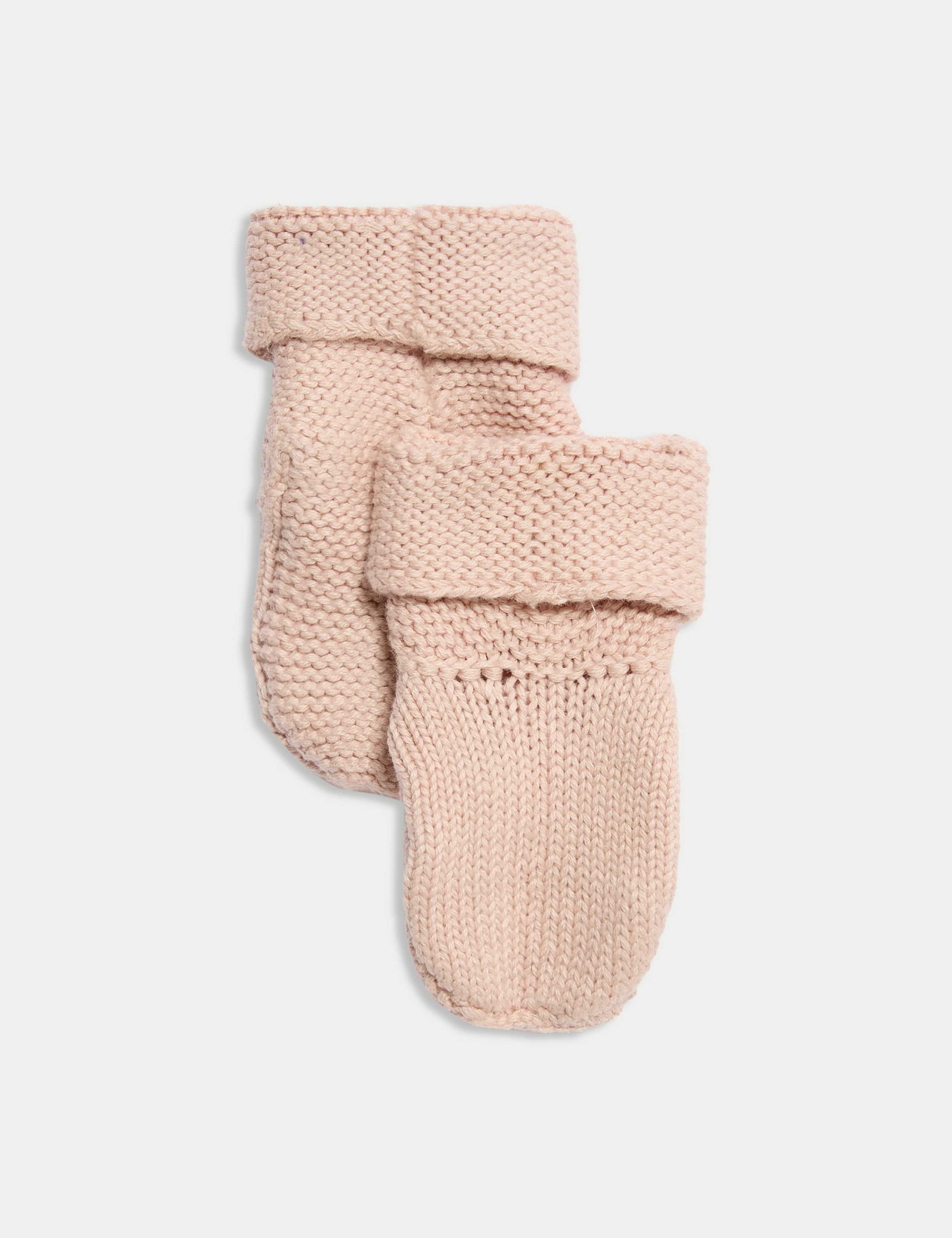 Pure Cotton Knitted All in One with Booties (0-12 Mths) 4 of 4