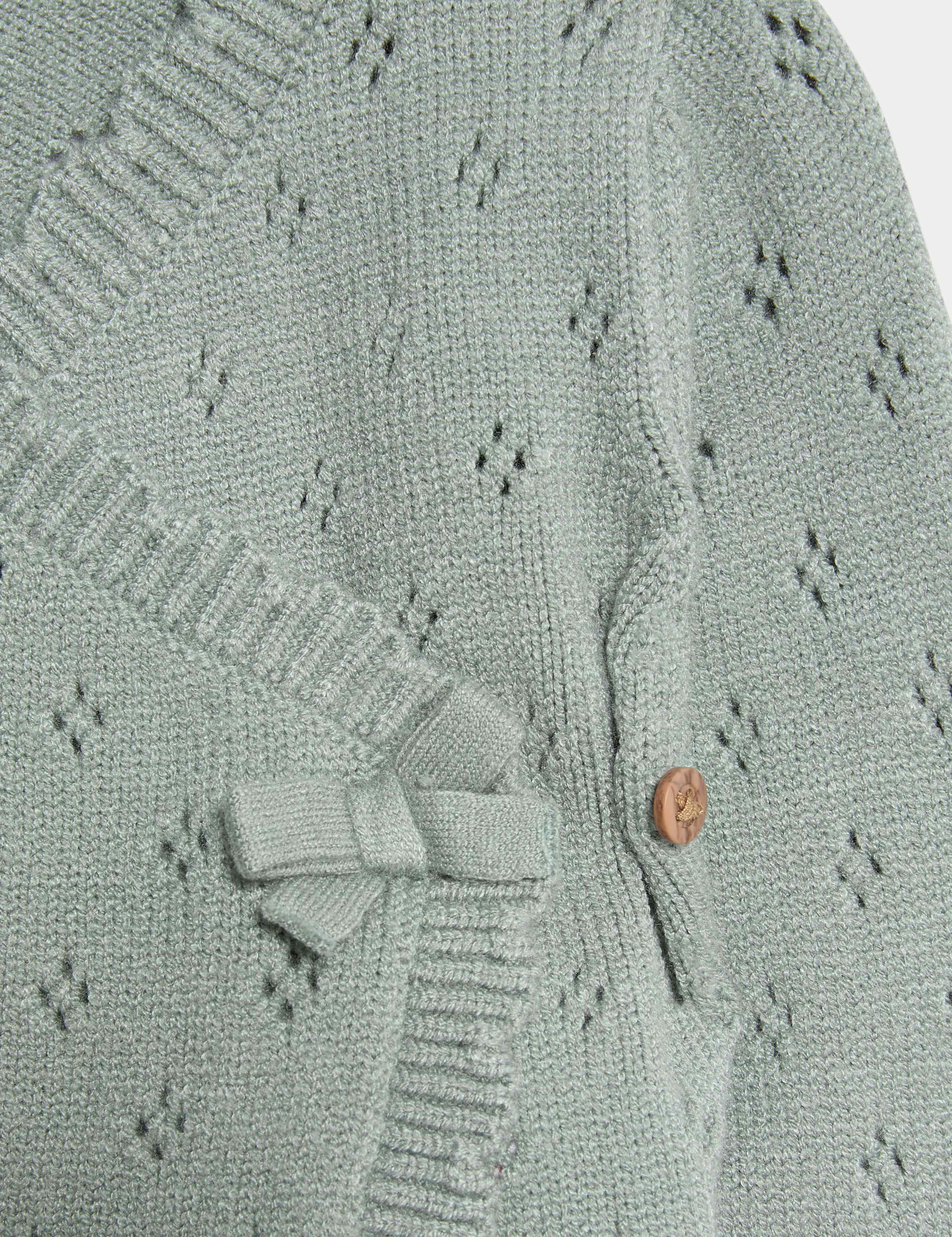 2pc Knitted Wrap Outfit (0-12 Mths) 5 of 6