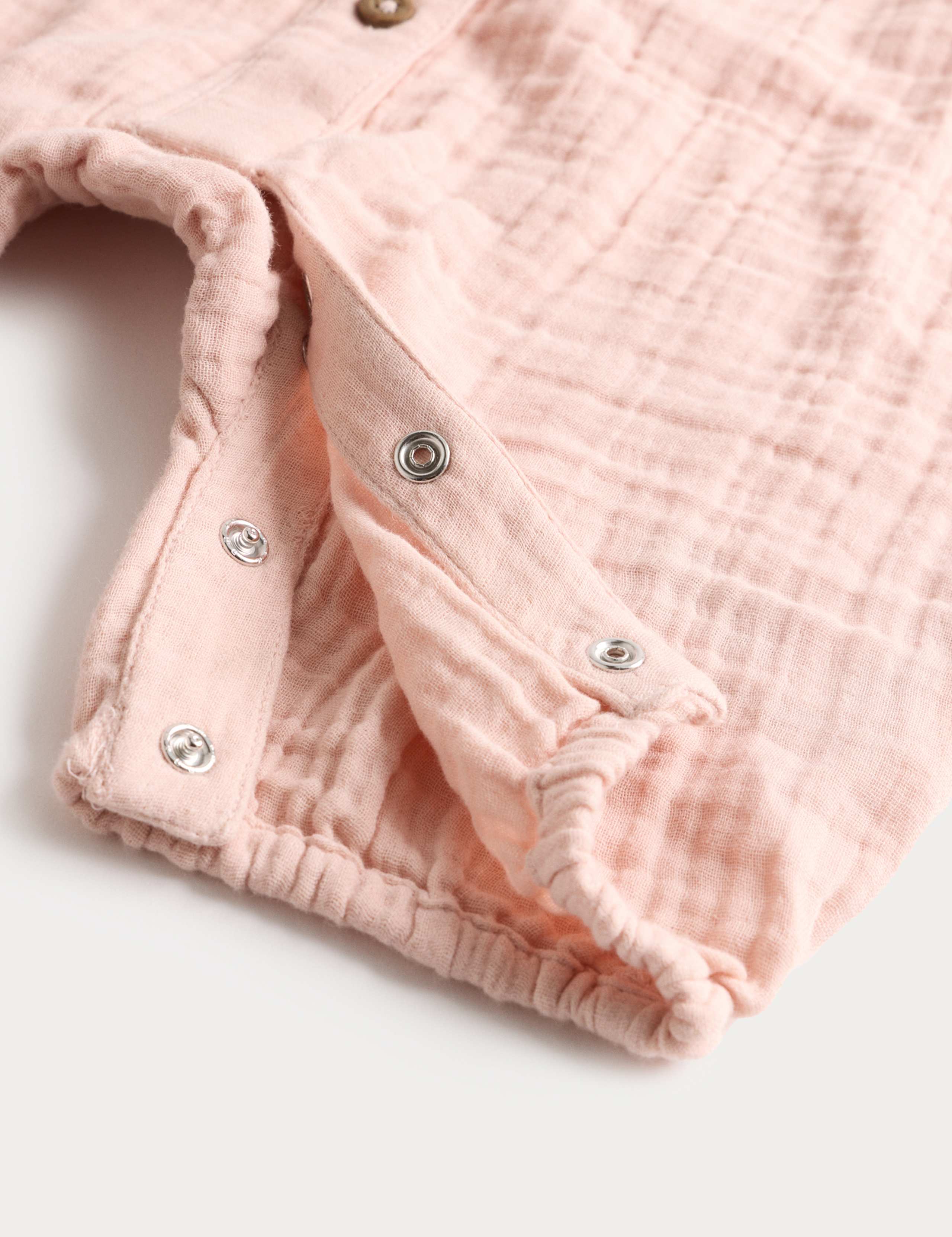 Pure Cotton Broderie Woven All in One (0-12 Mths) 2 of 4