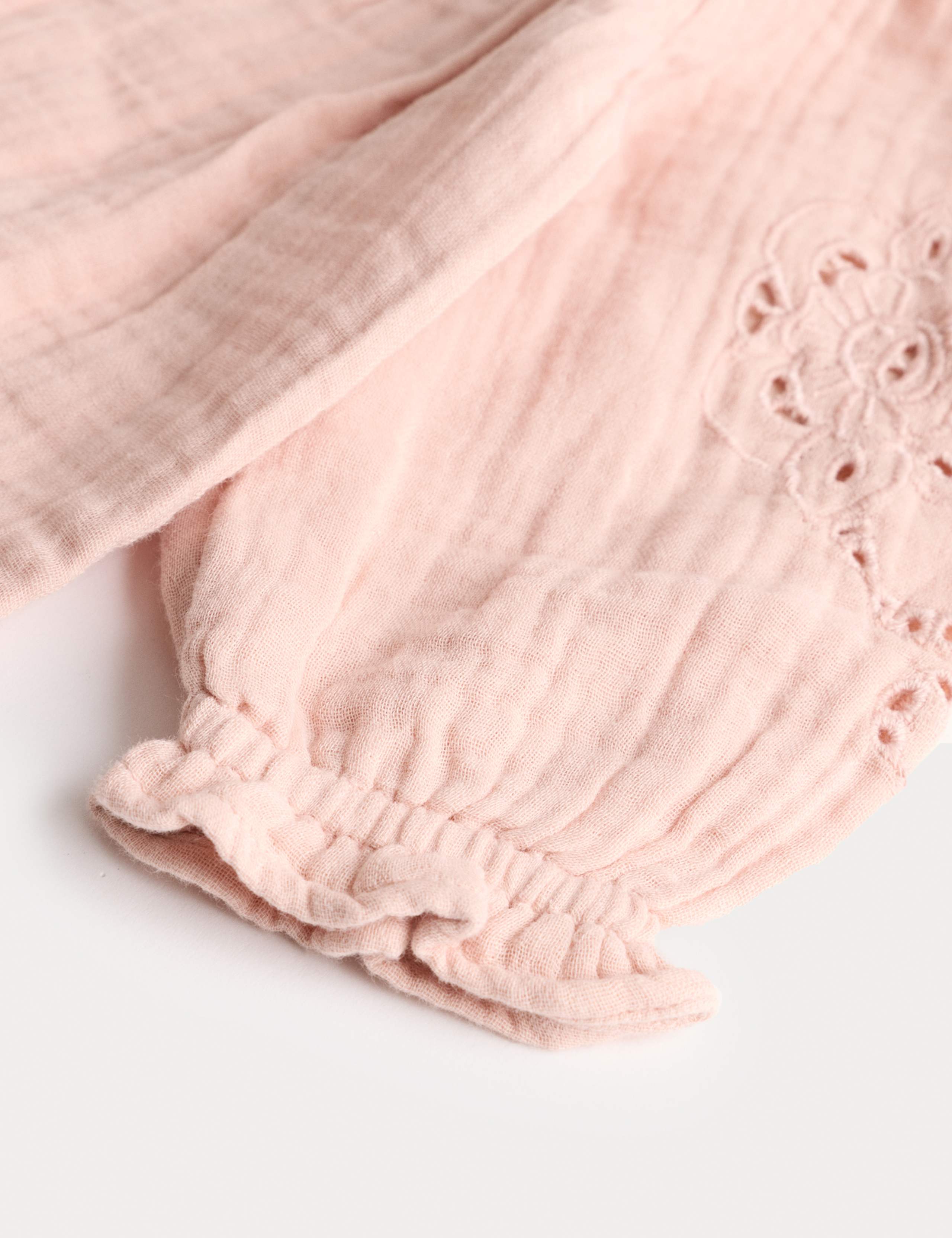 Pure Cotton Broderie Woven All in One (0-12 Mths) 3 of 4