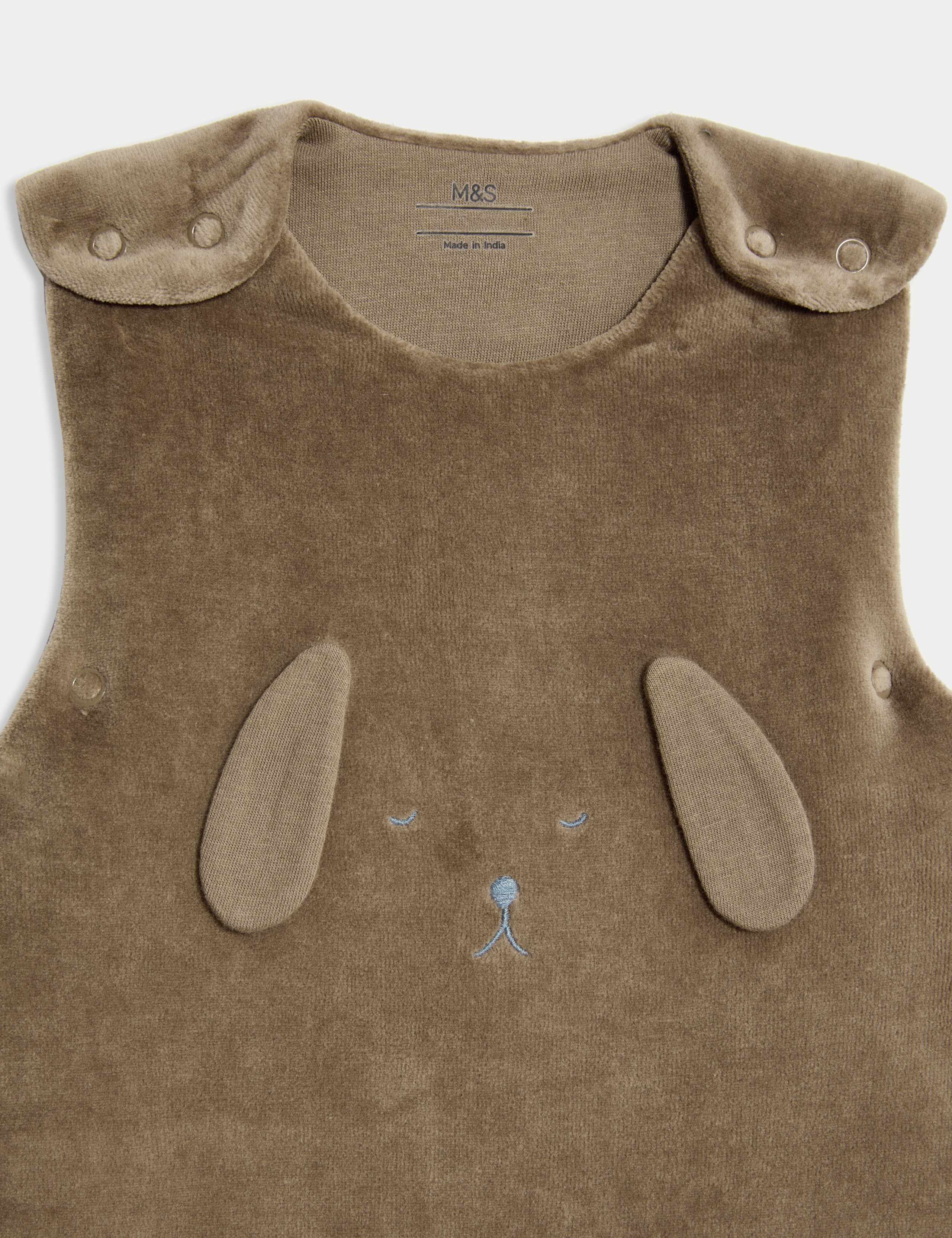 Cotton Rich 2.5 Tog Animal Face Sleeping Bag (0-36 Mths) 3 of 3