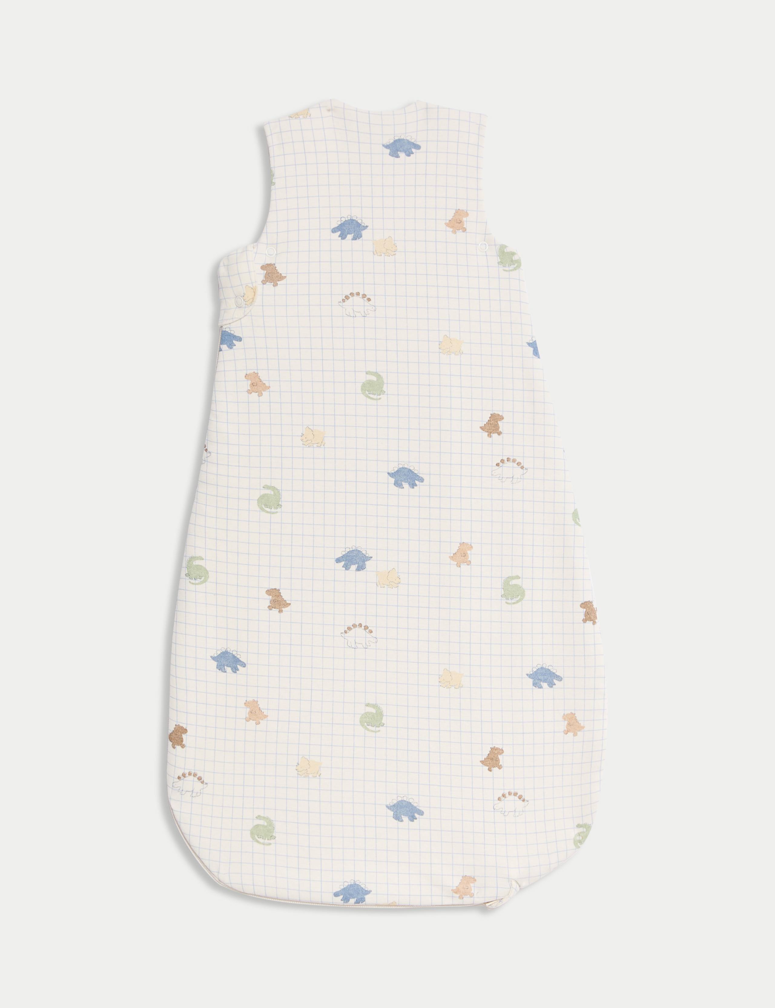 Pure Cotton 2.5 Tog Dinosaur Sleeping Bag (0-36 Mths) 2 of 3