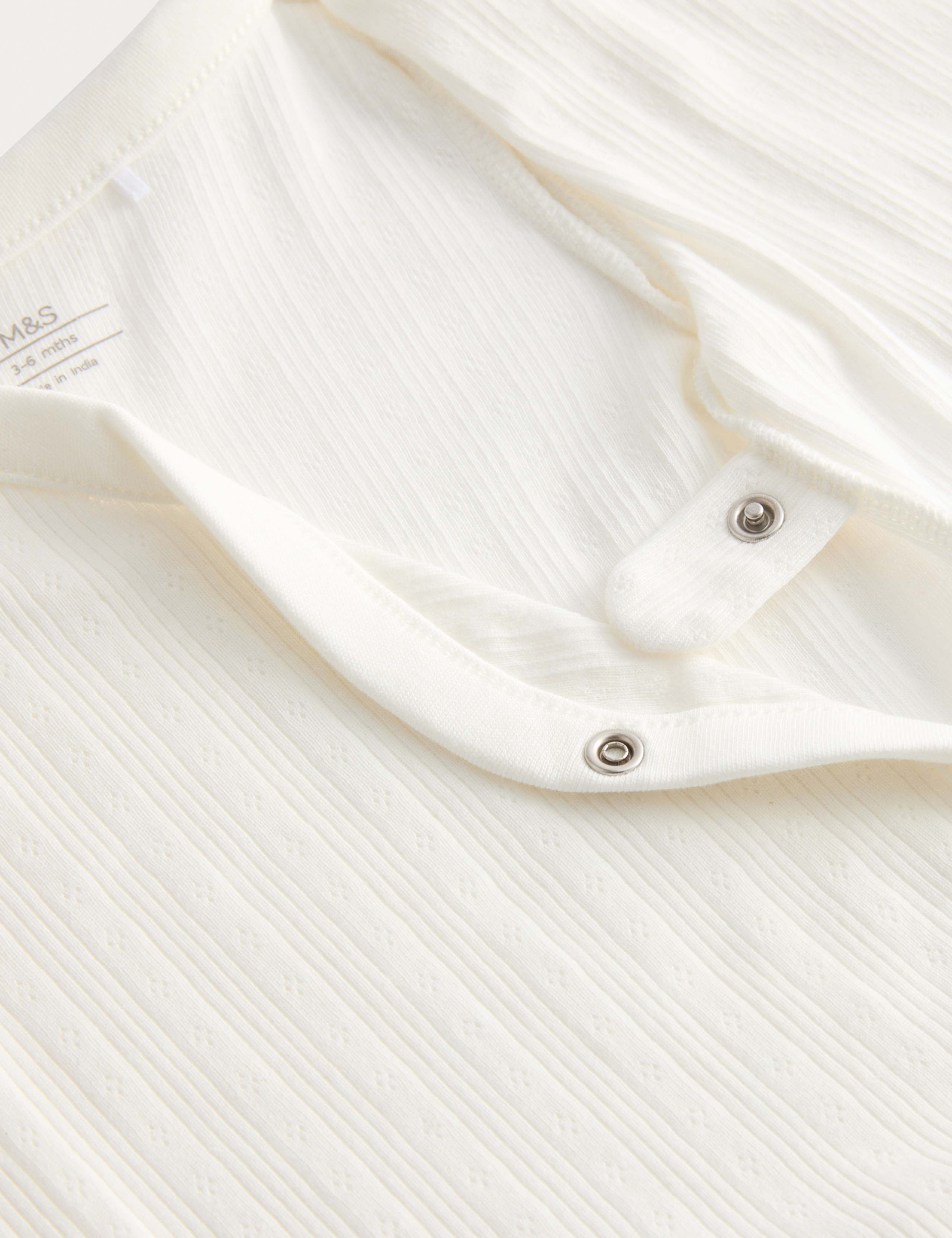 3 Pack Pure Cotton Wrap Bodysuits (6½lbs-3 Yrs) 3 of 5