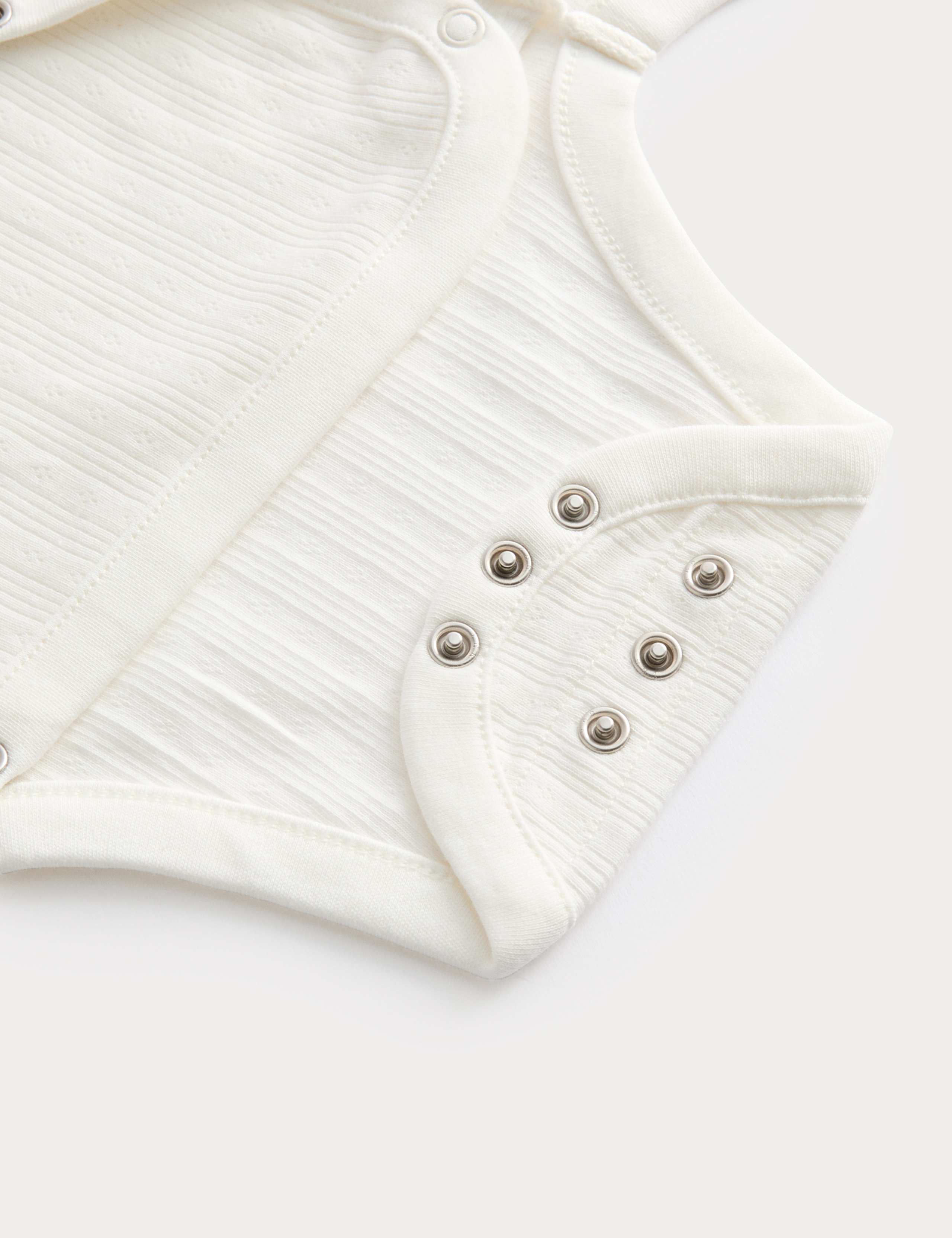 3pk Pure Cotton Wrap Bodysuits (0-3 Yrs) 4 of 5
