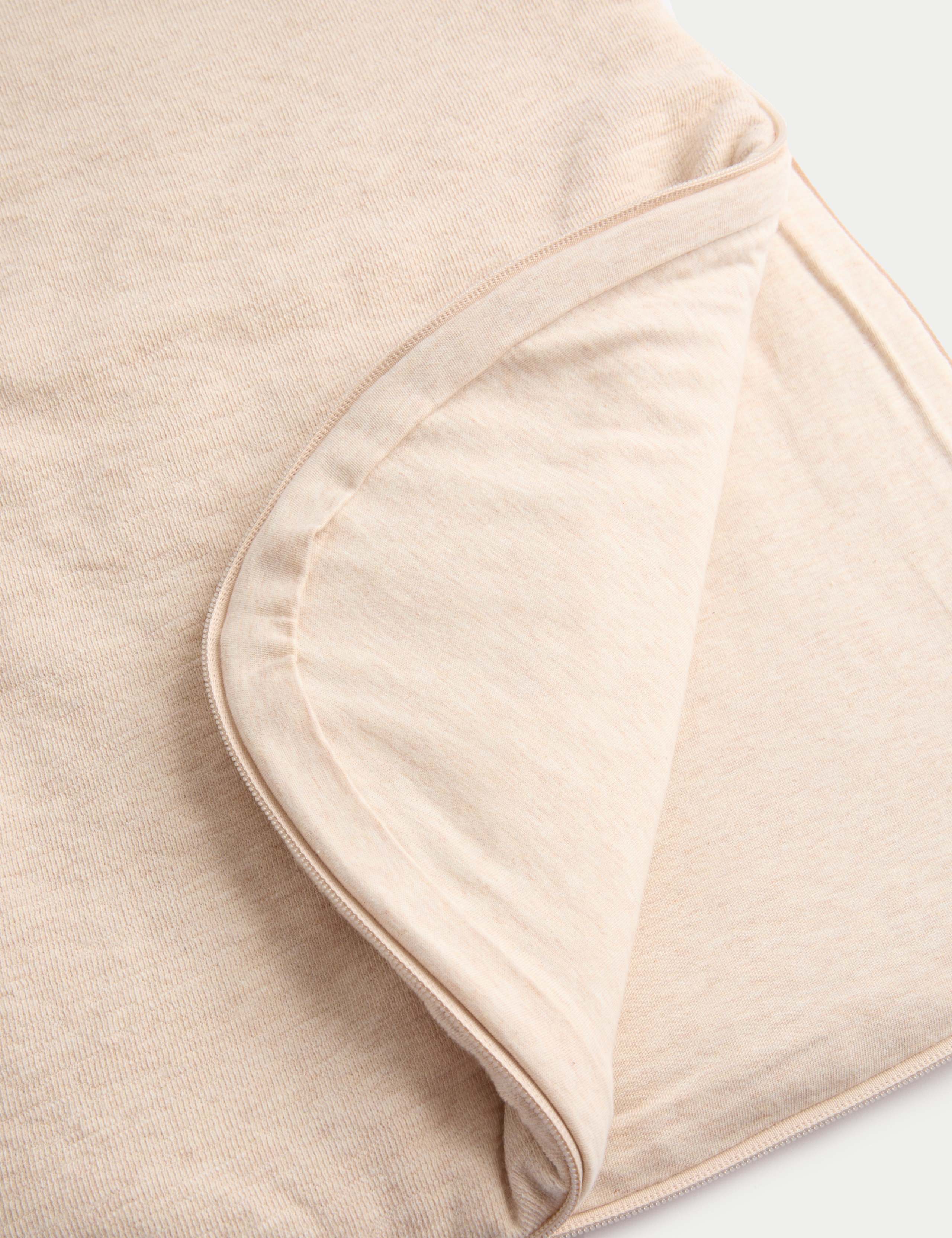 Pure Cotton Ribbed 3.5T Sleeping Bag (0-36 Mths) 3 of 3