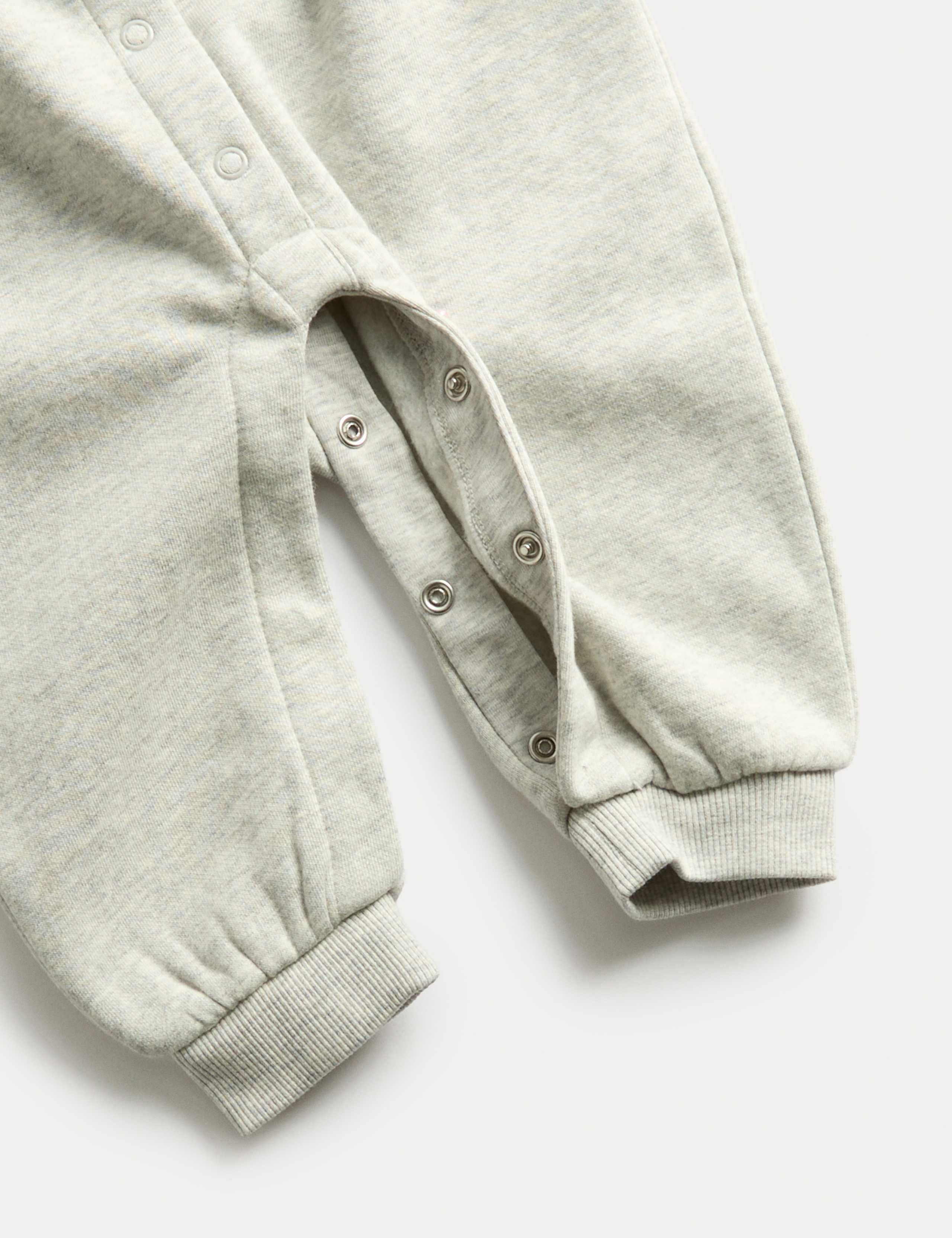 Cotton Rich Spencer Bear Hooded Sleepsuit (0 Mths-3 Yrs) 3 of 3