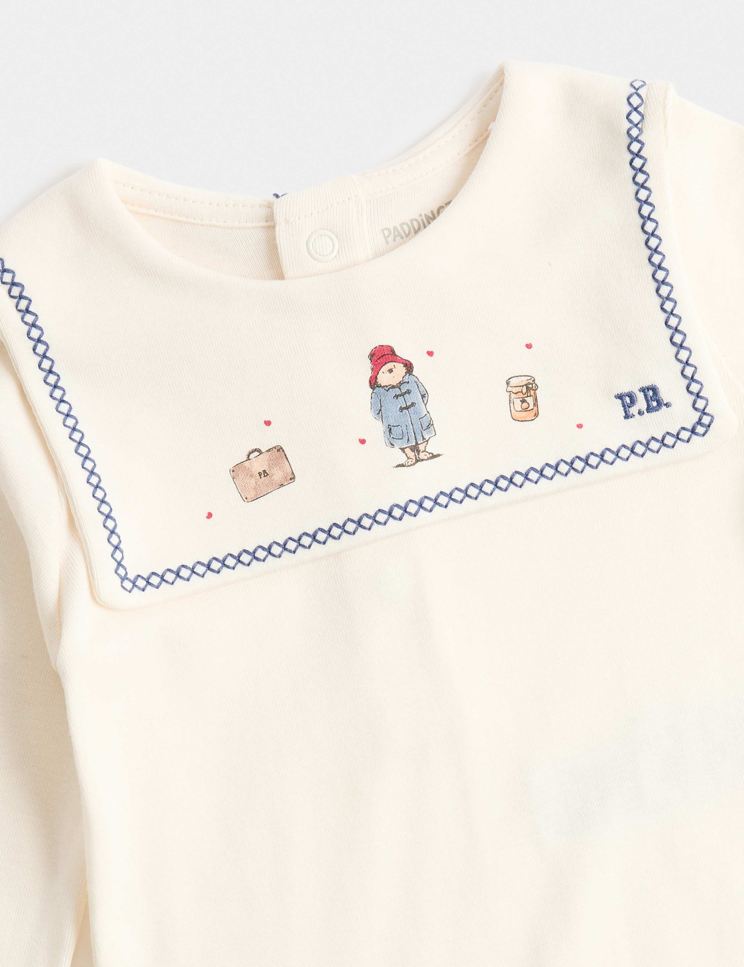 Pure Cotton Paddington™ Sleepsuit (7lbs - 12 Mths) 2 of 3
