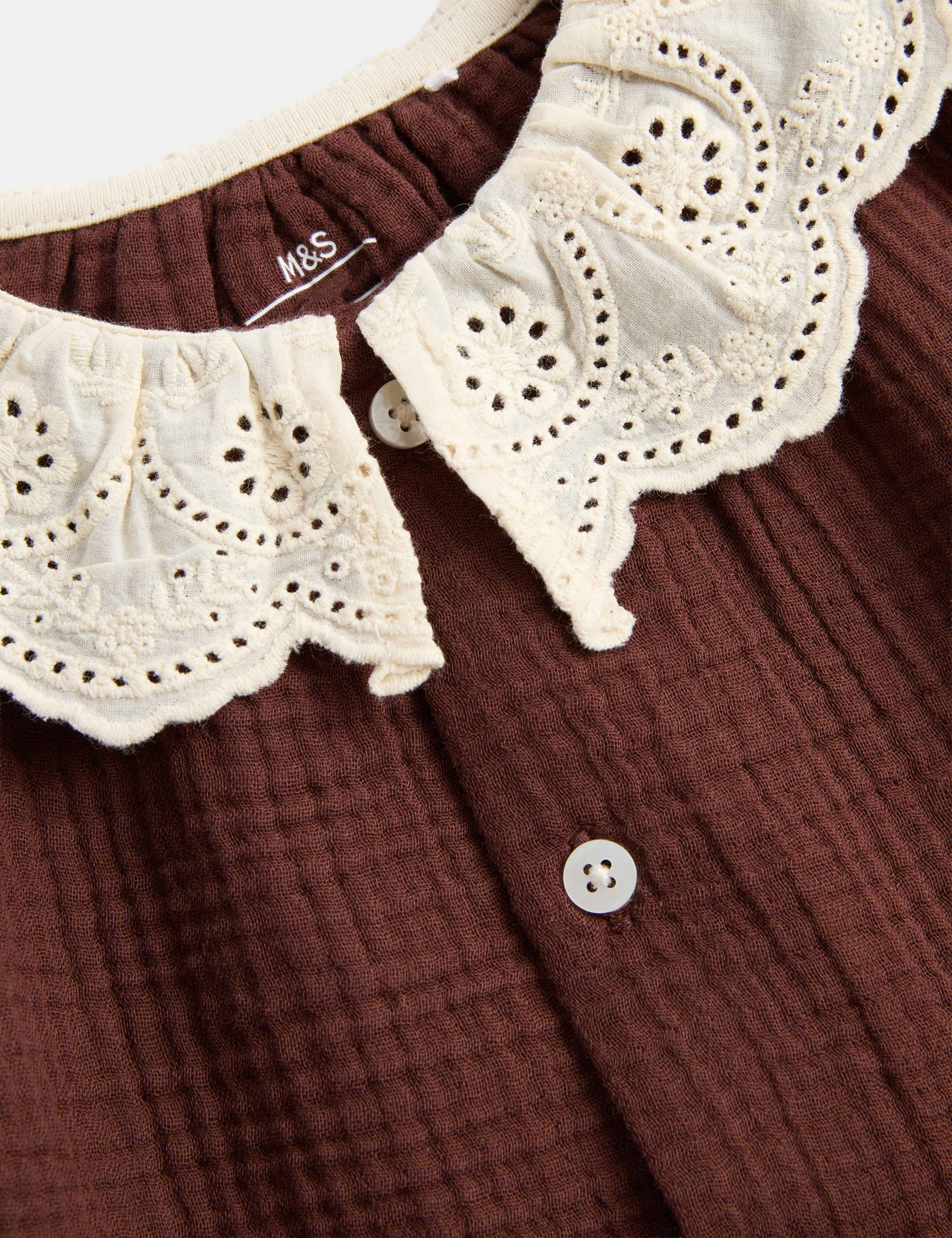 3 Piece Gingham Paddler with Tights (0-12 Mths) 2 of 3
