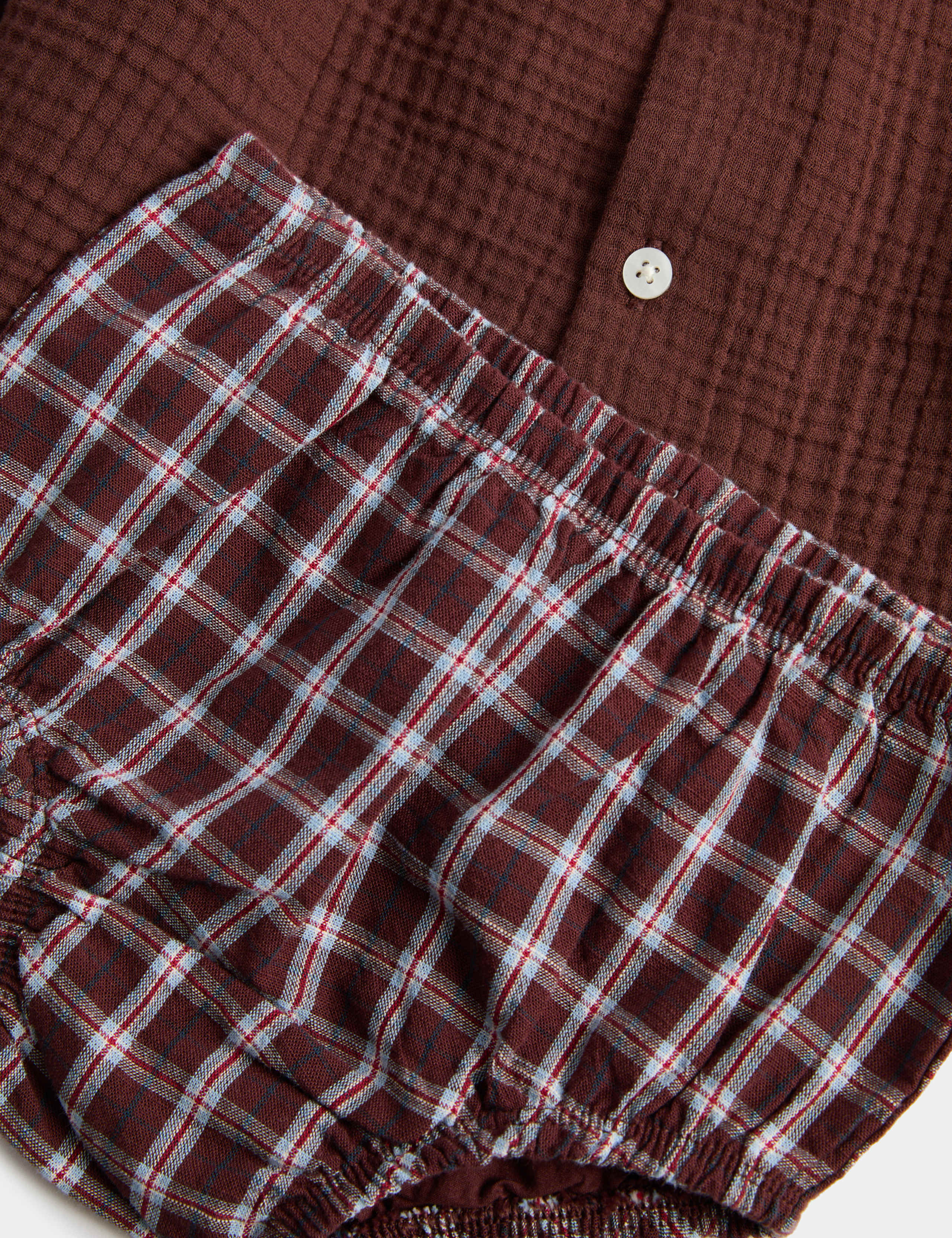 3 Piece Gingham Paddler with Tights (0-12 Mths) 3 of 3