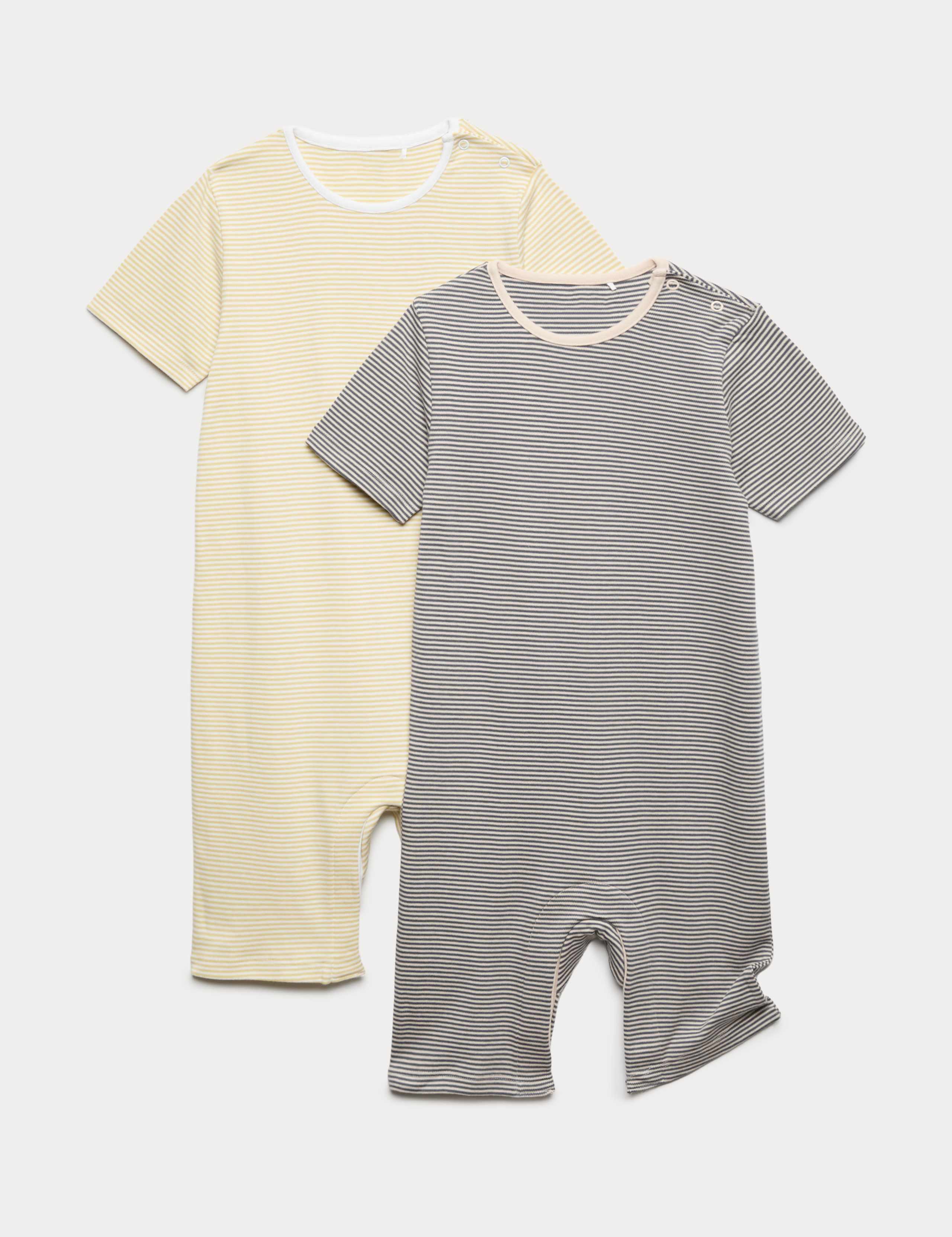 2 Pack Adaptive Pure Cotton Standard Opening Rompers (3-16 Yrs) 1 of 2