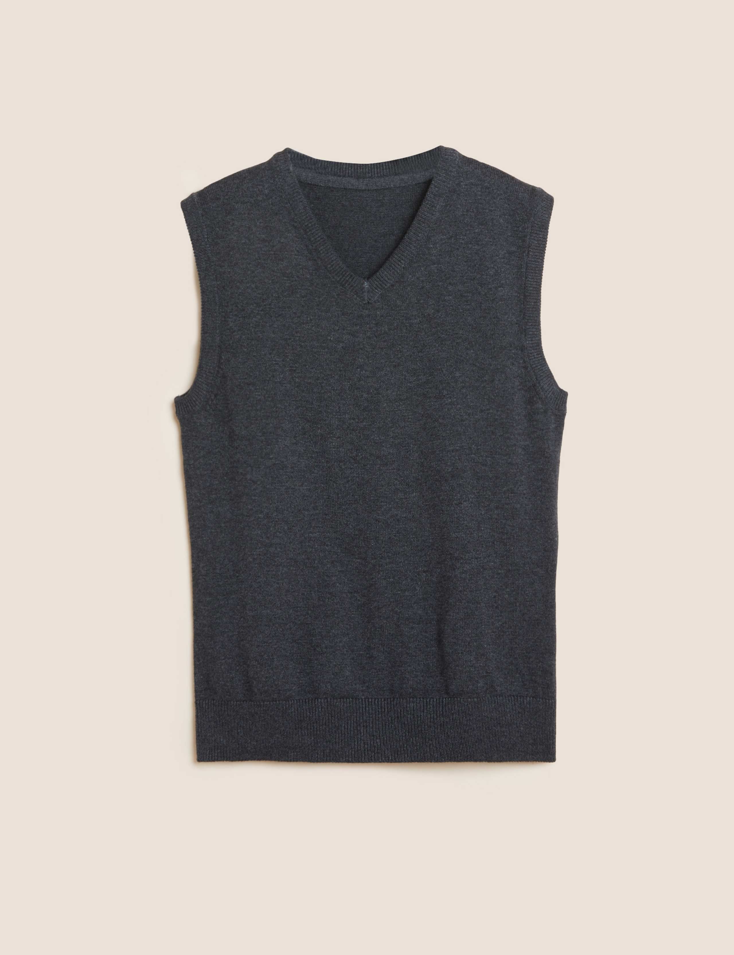 School Unisex Pure Cotton StayNew™ Tank Top (3-16 Yrs) 1 of 1