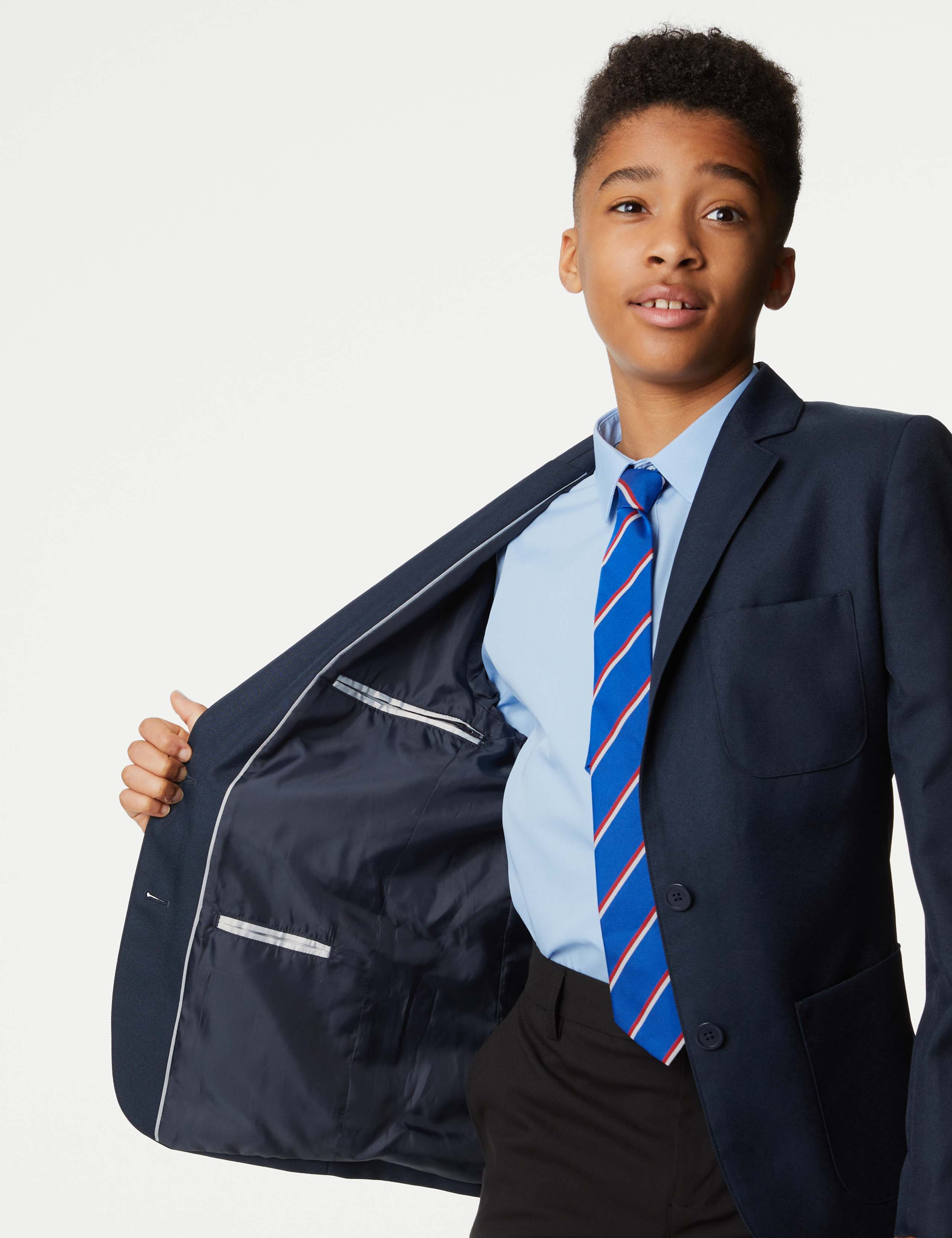 School Boys' Regular Fit Blazer (3-16 Yrs) 5 of 6