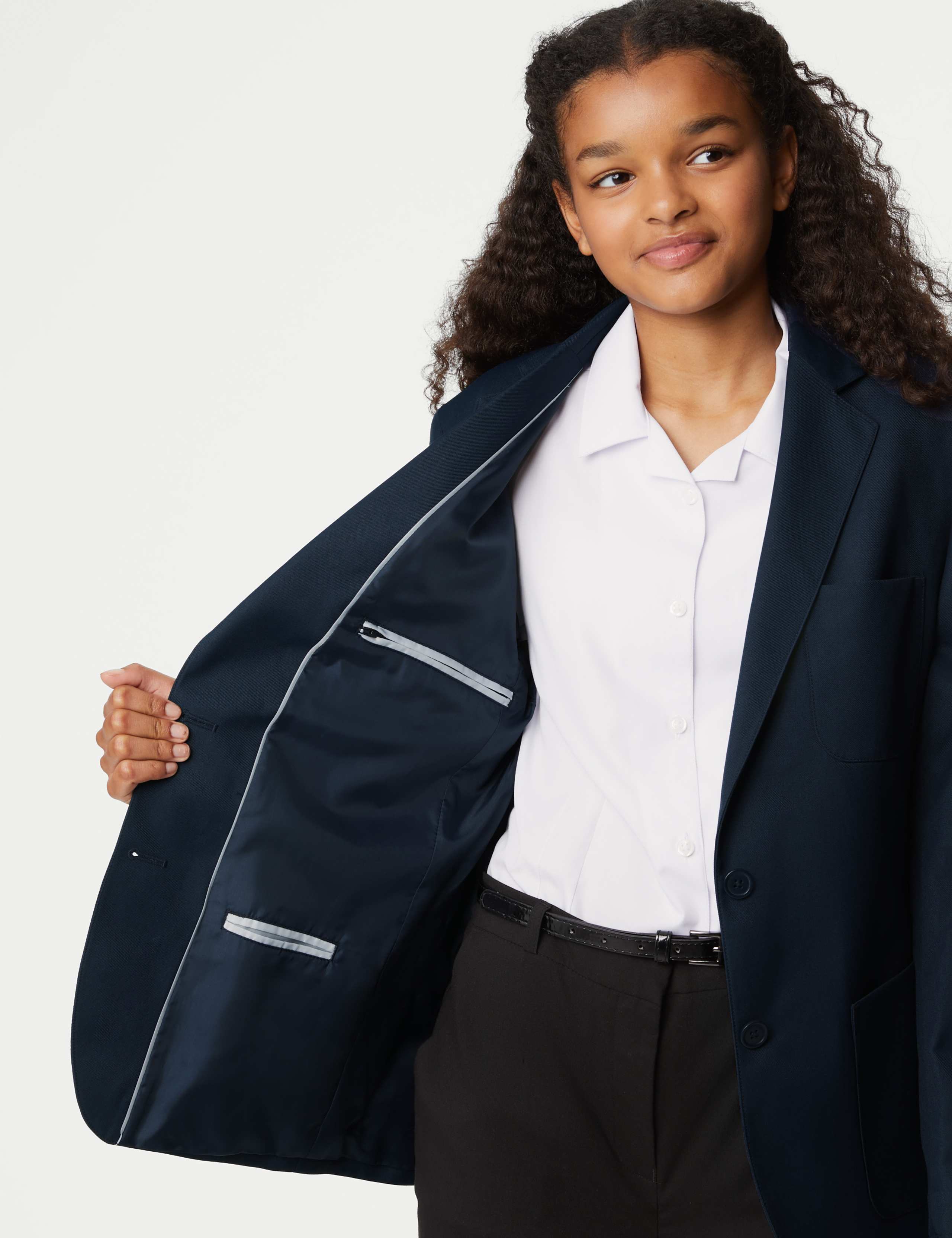 School Girls' Regular Fit Blazer (3-16 Yrs) 5 of 7