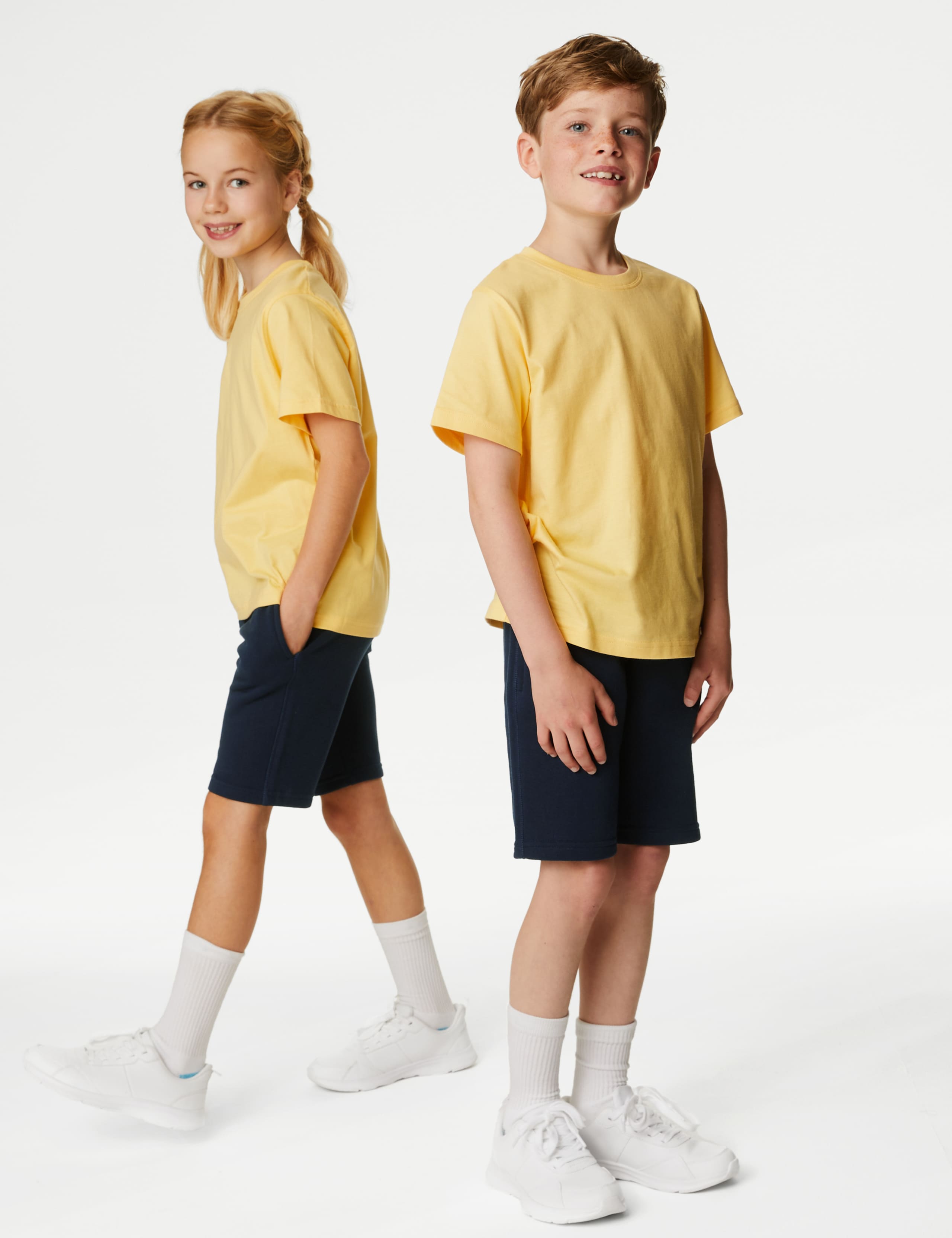 Cotton Plain Shorts (2-18 Yrs) 1 of 5