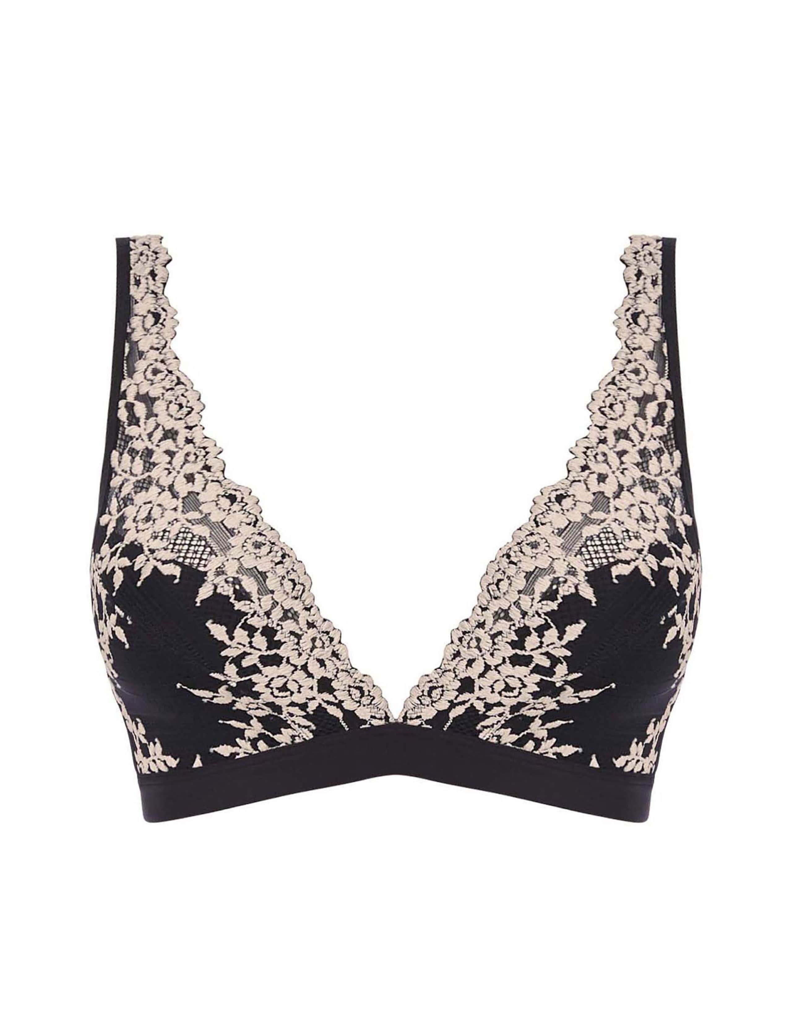 Embrace Floral Lace Non Wired Plunge Bra 2 of 4