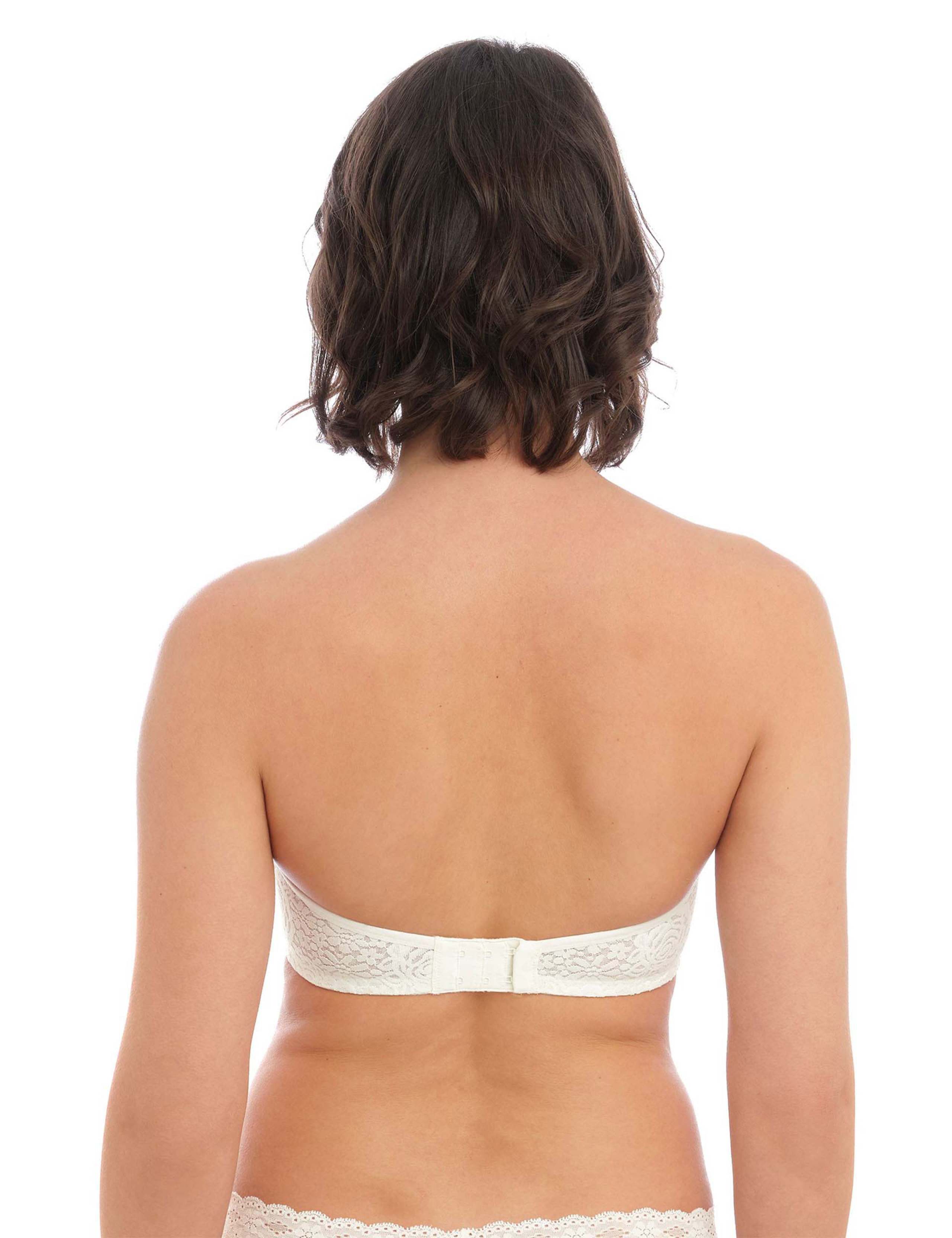 Halo Floral Lace Wired Strapless Bra 5 of 7