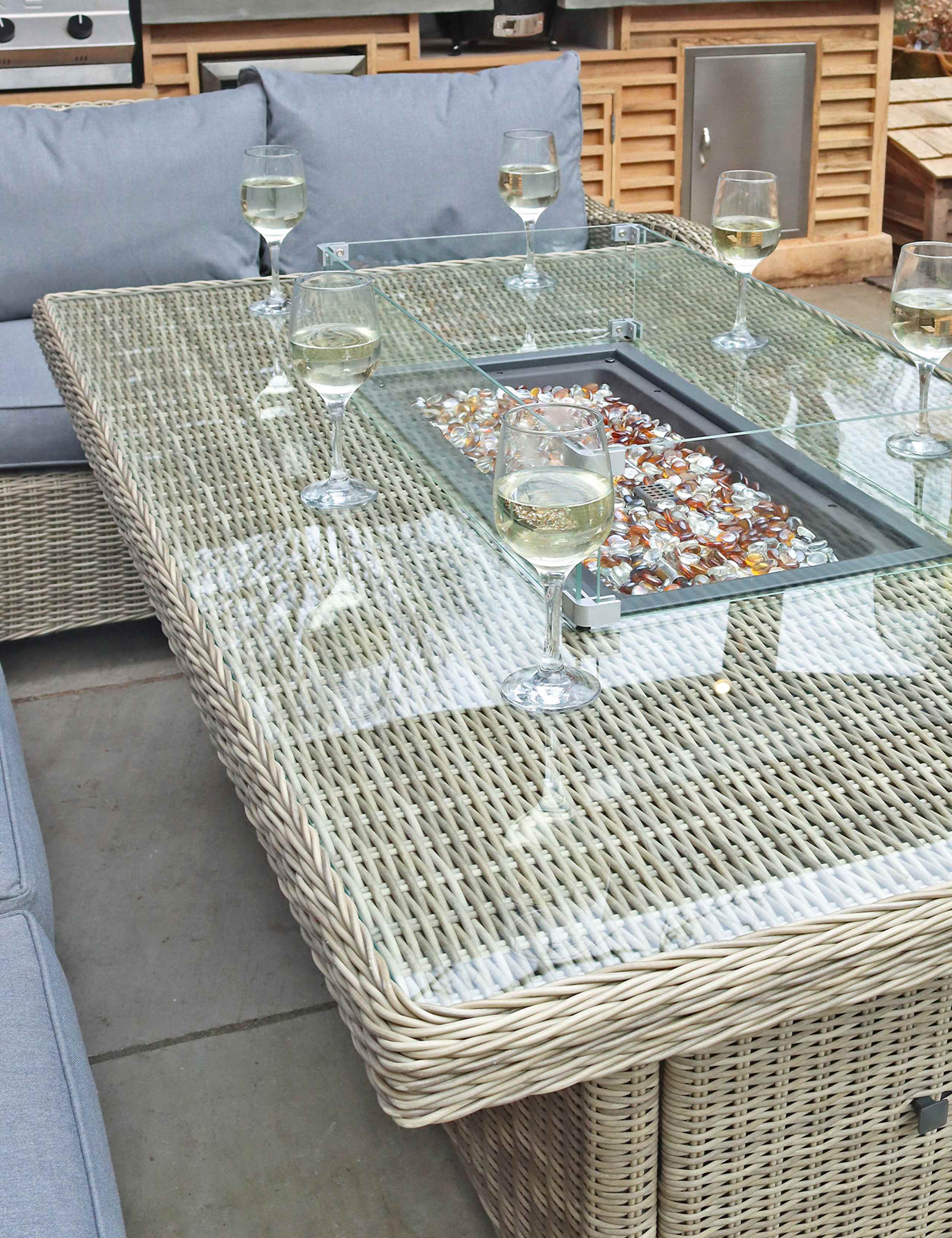Wentworth 8 Seater Fire-Pit Lounge Set 6 of 9