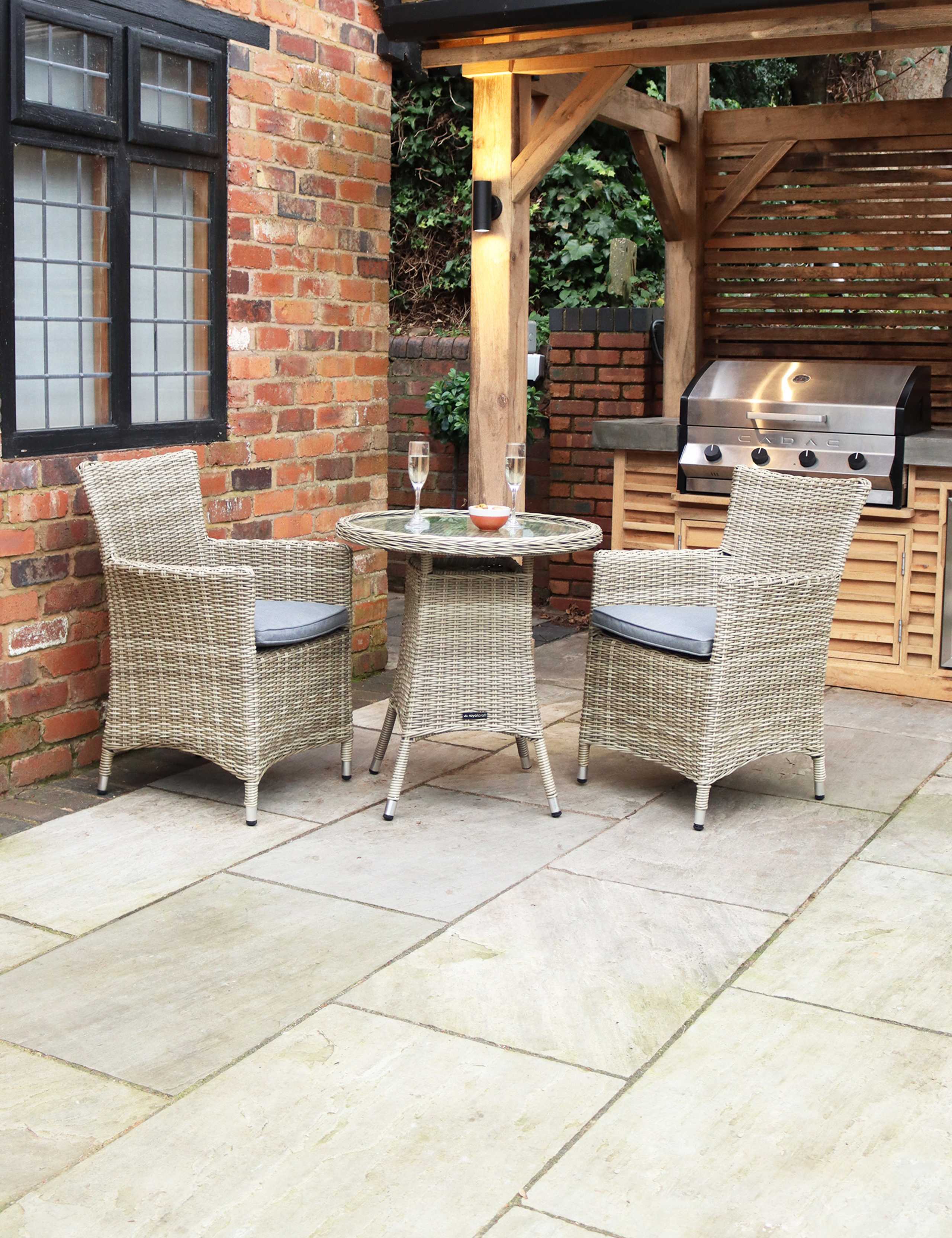 Wentworth Rattan Bistro Table & Chairs 1 of 7