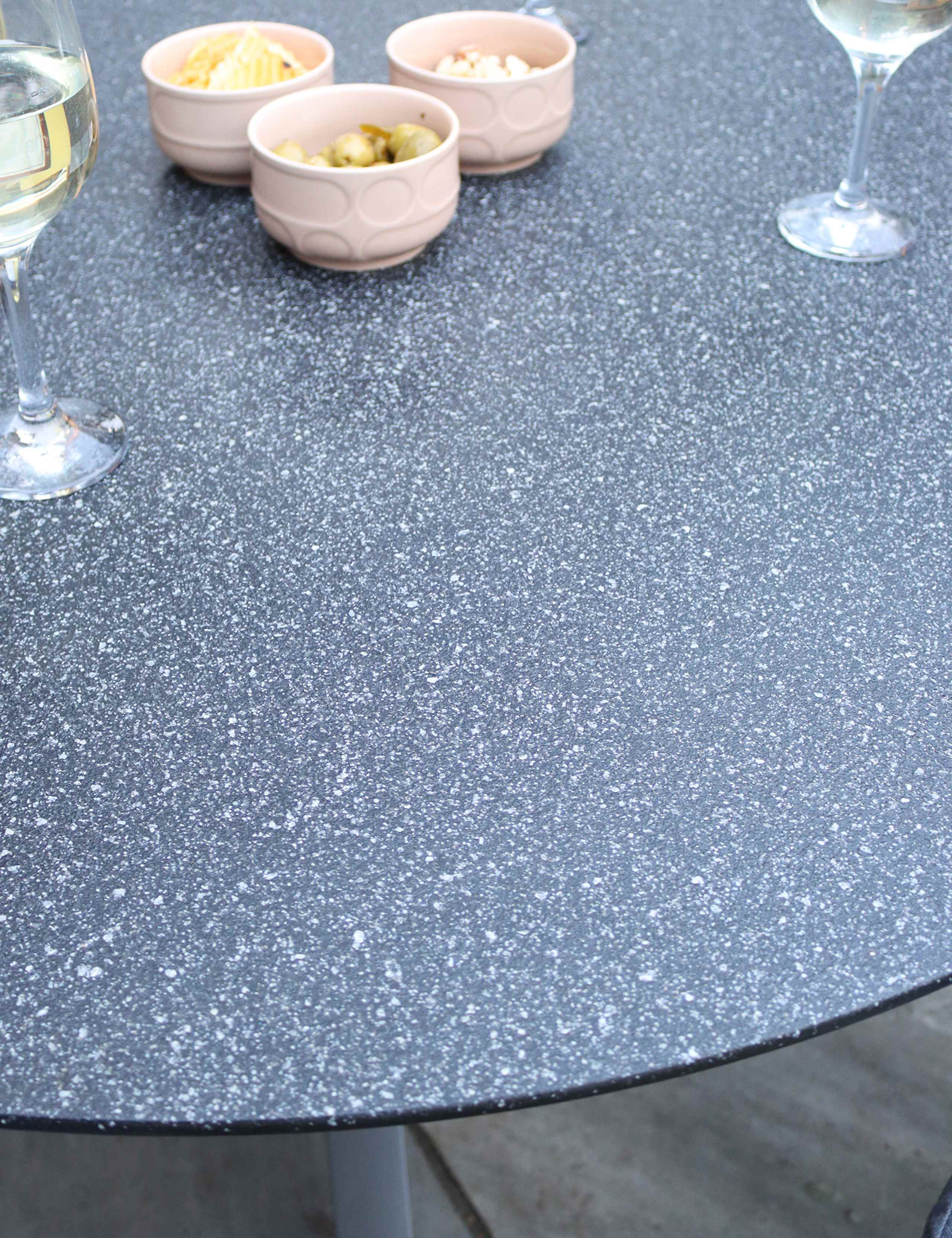 Aspen 4 Seater Round Garden Table & Chairs 5 of 6