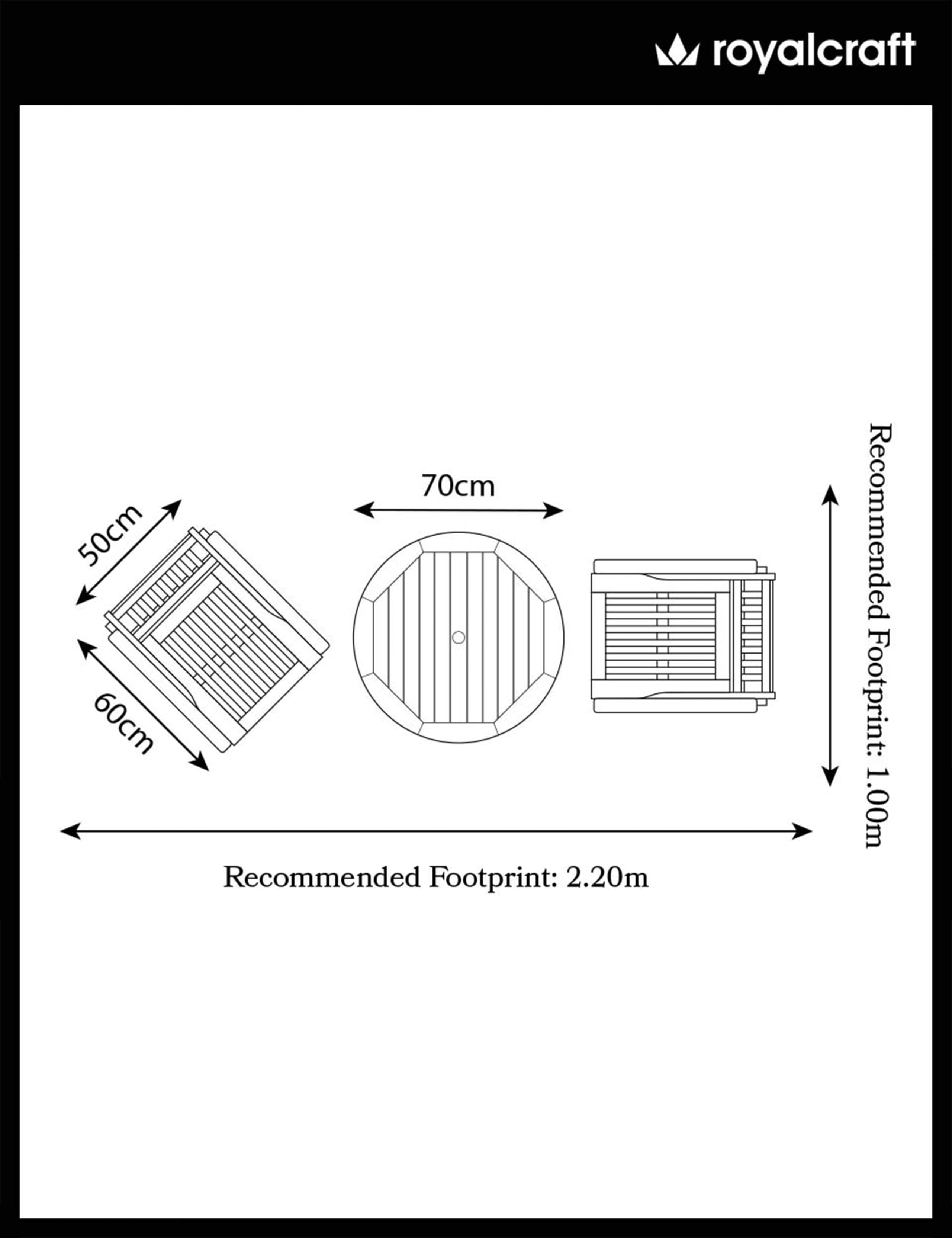 York Bistro Table & Chairs 4 of 4