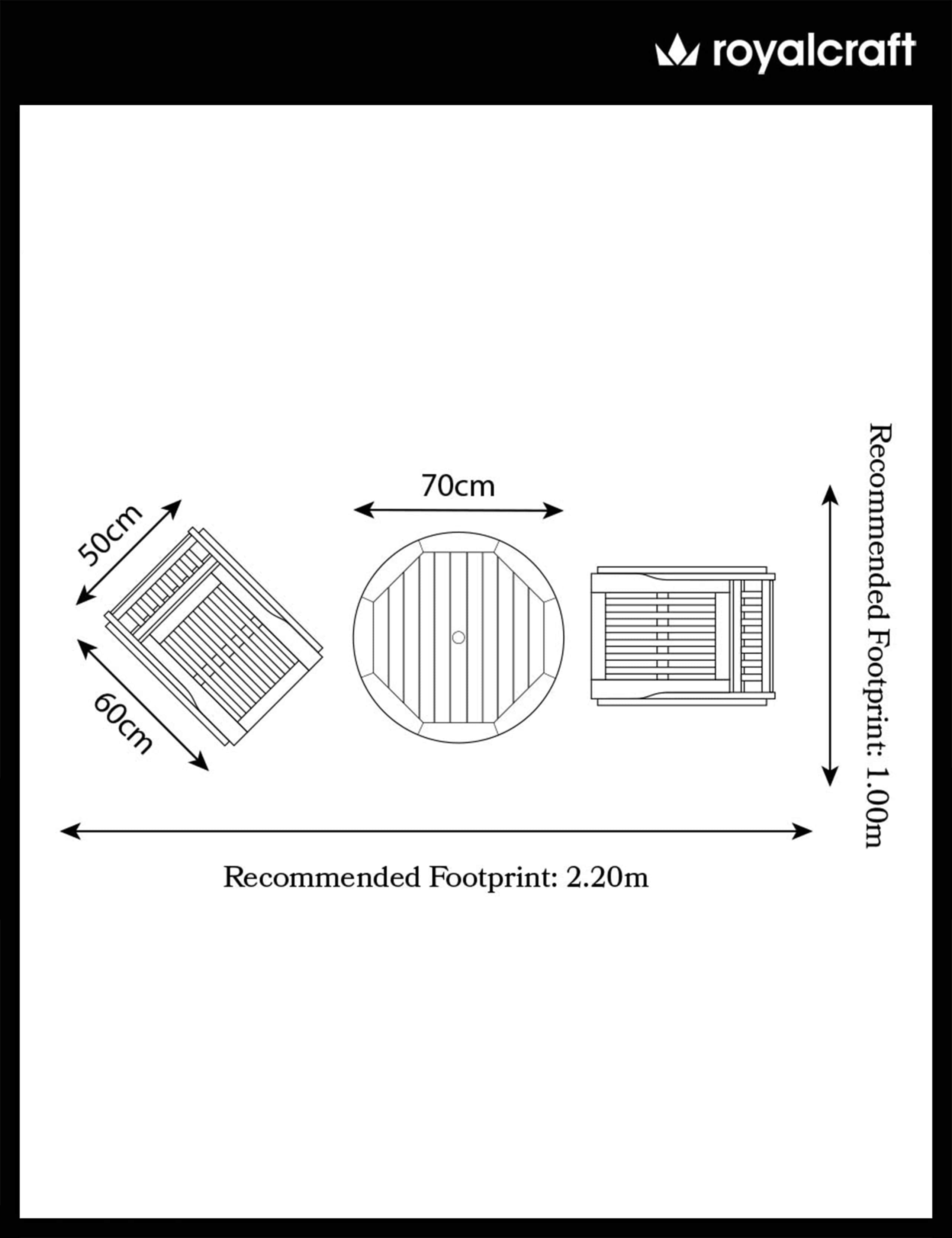 York Bistro Table & Chairs 4 of 4