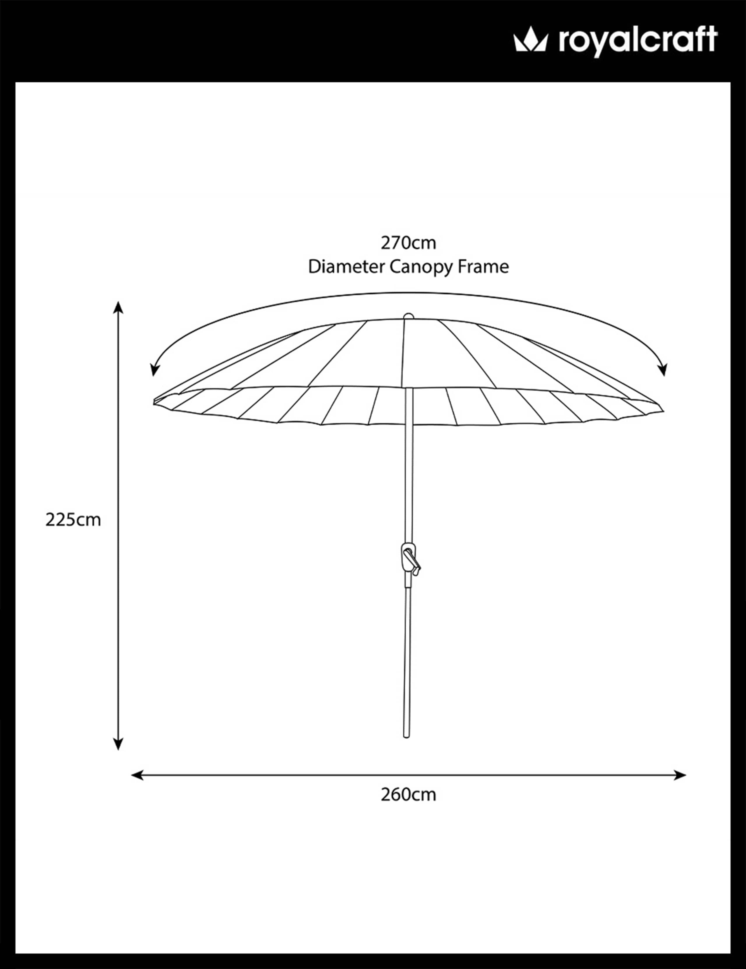 Shanghai Garden Parasol 8 of 8