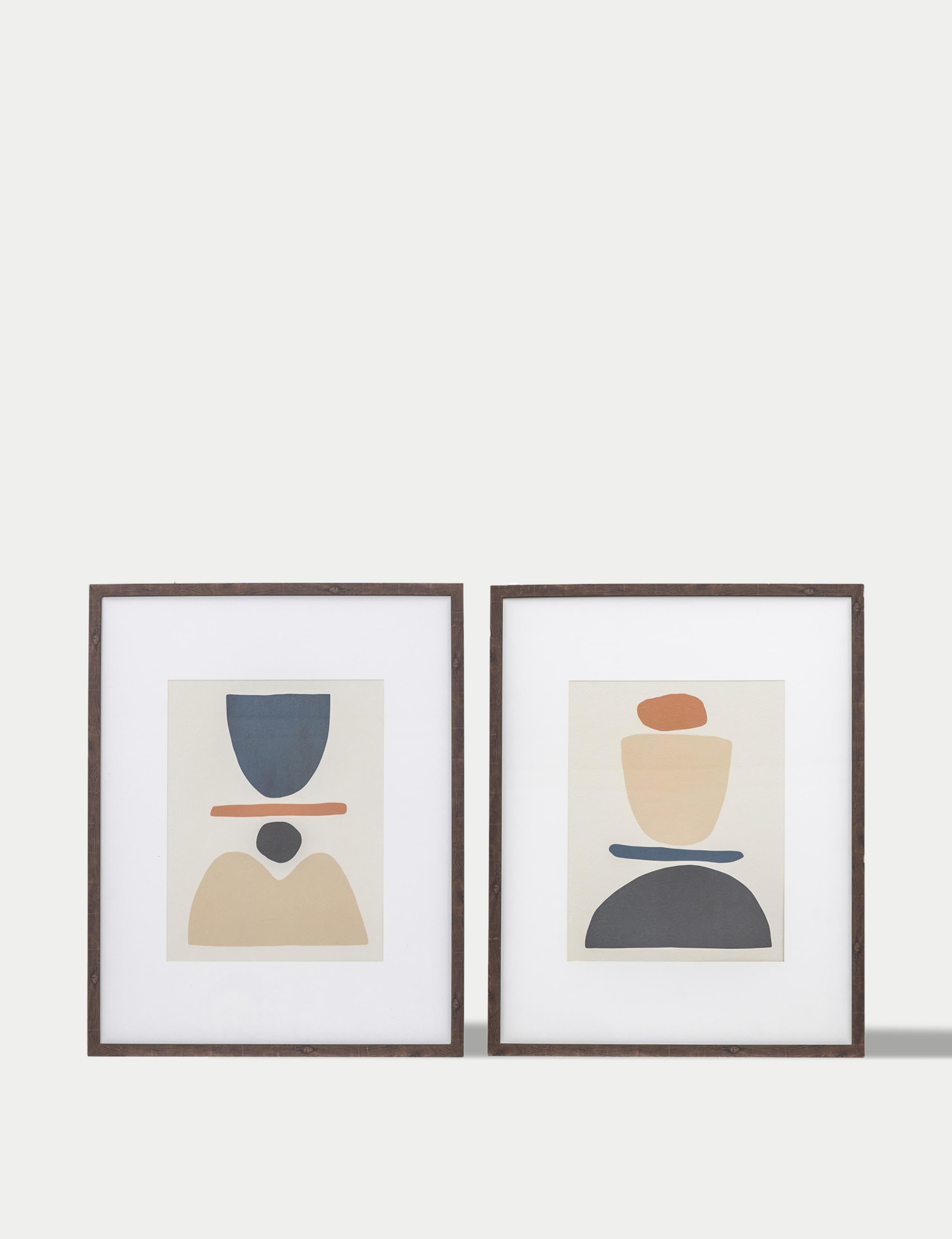 Set of 2 Ortona Abstract Rectangle Framed Art 3 of 5