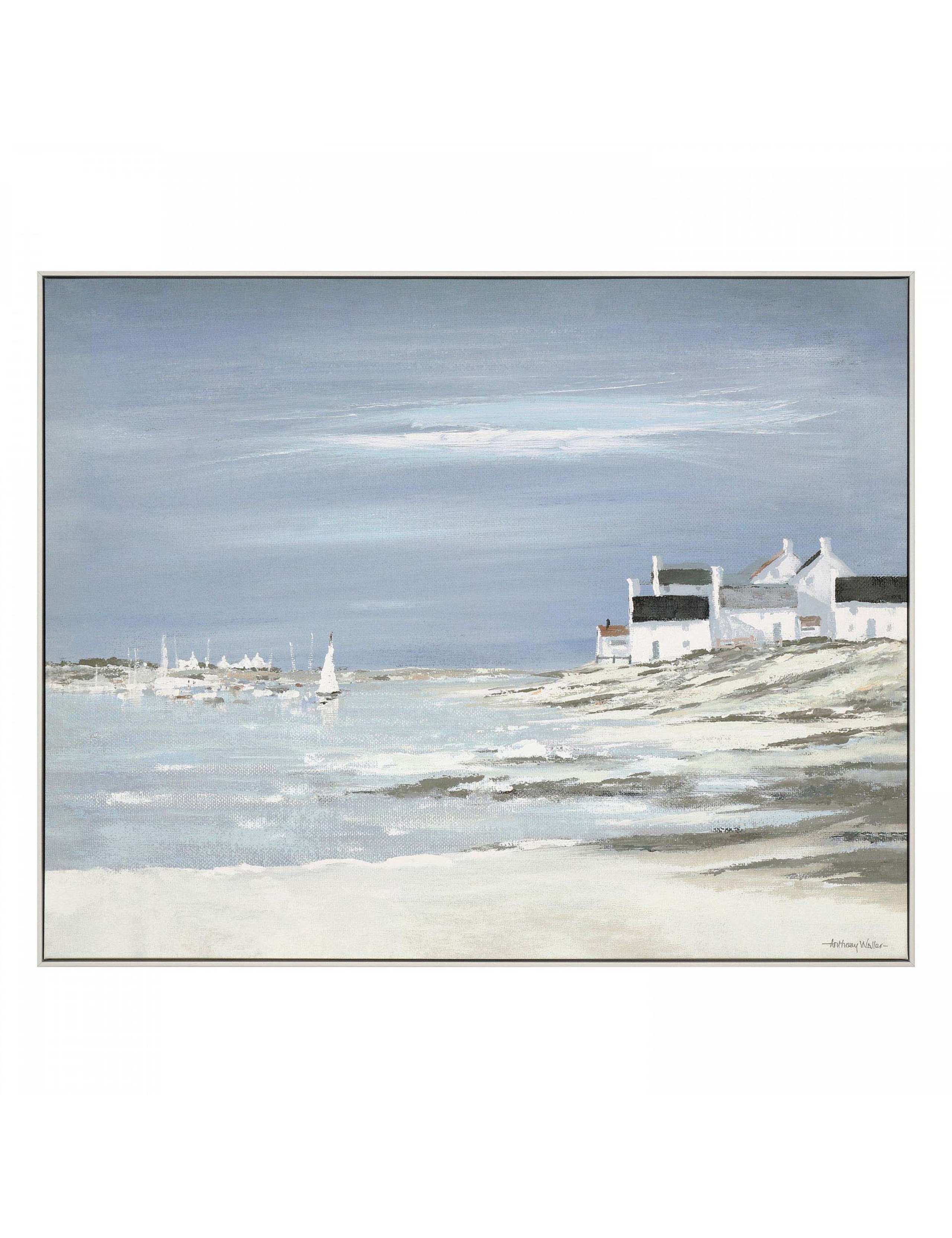 Calm Harbour Rectangle Framed Art 2 of 2