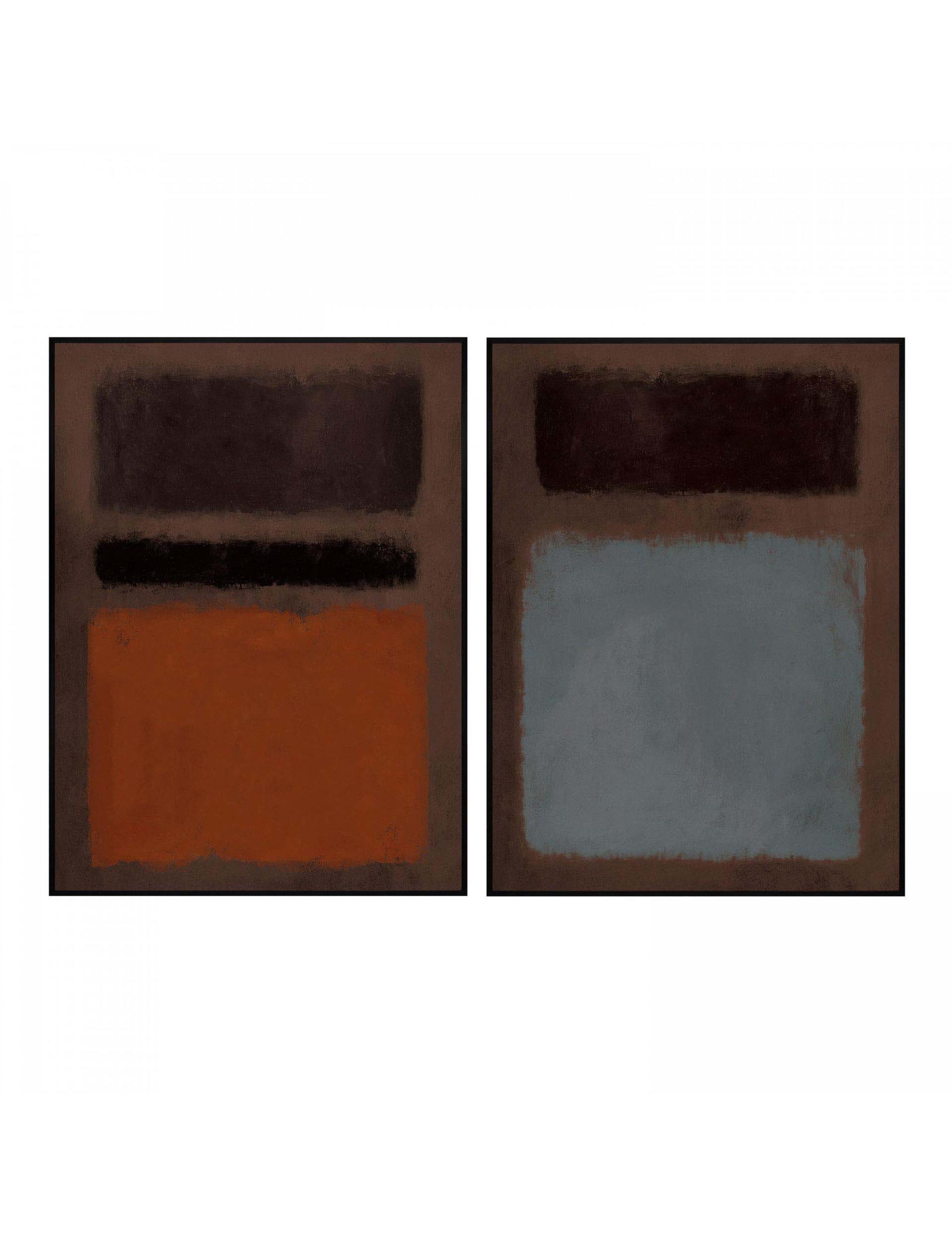 Set of 2 Reflecting Rectangle Framed Art 2 of 2