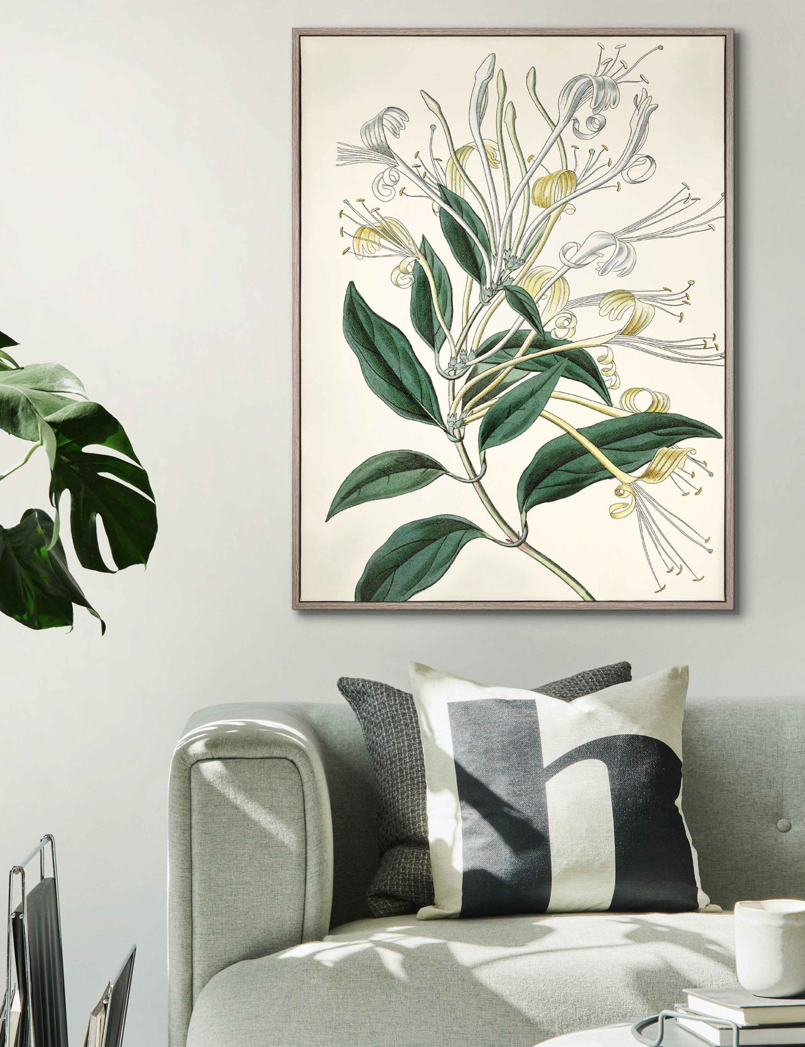 Flourishing Foliage Rectangle Framed Art 1 of 2