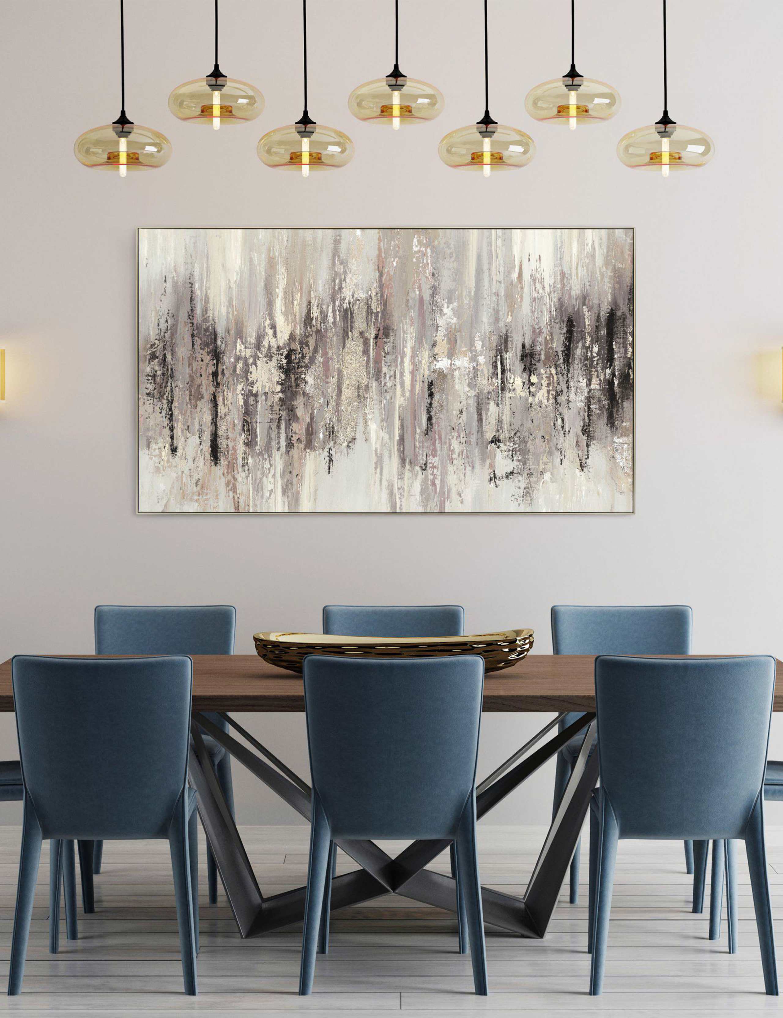 Elemental Abstract Rectangle Framed Art 1 of 1