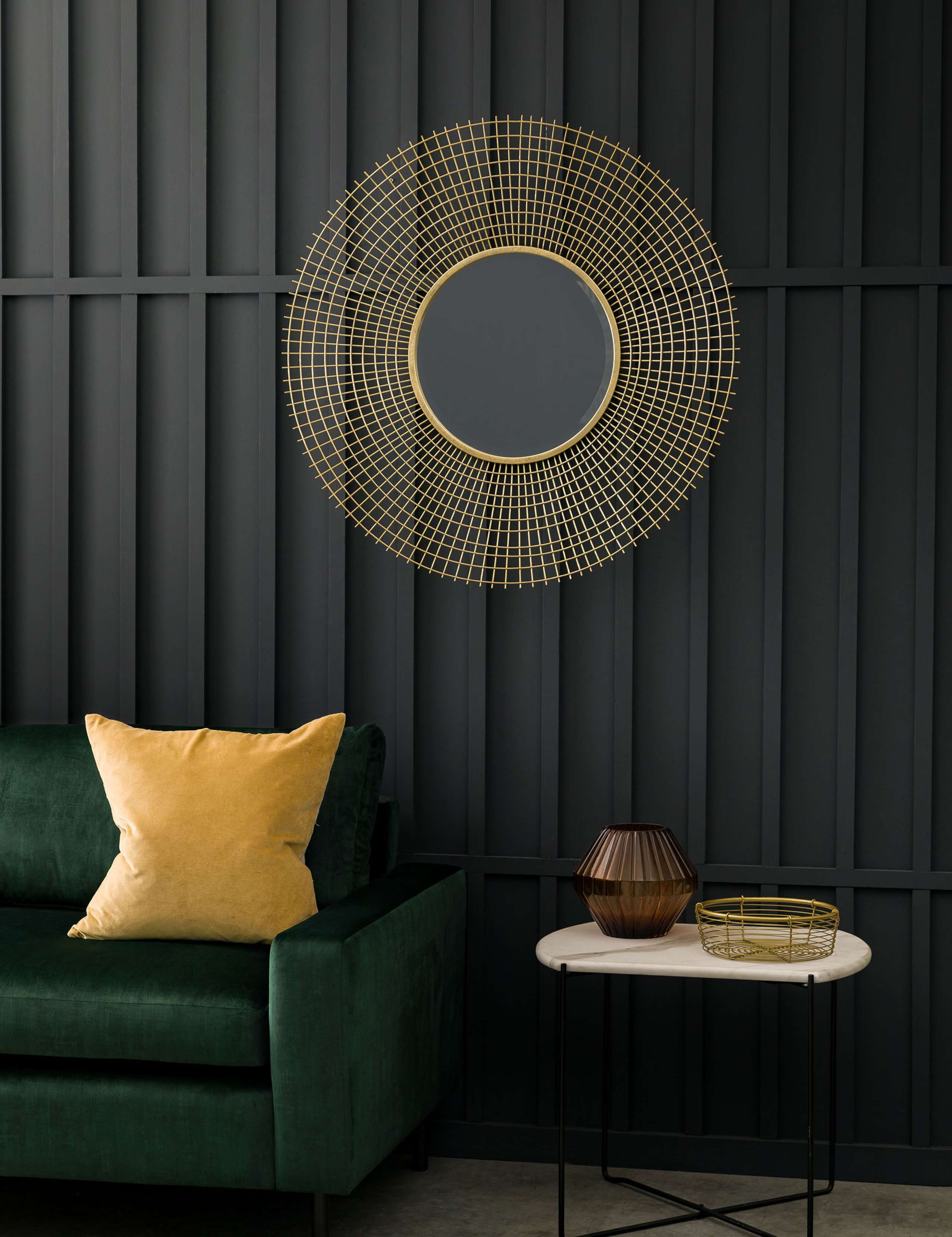 Stafford Extra Large Round Wall Mirror 1 of 4