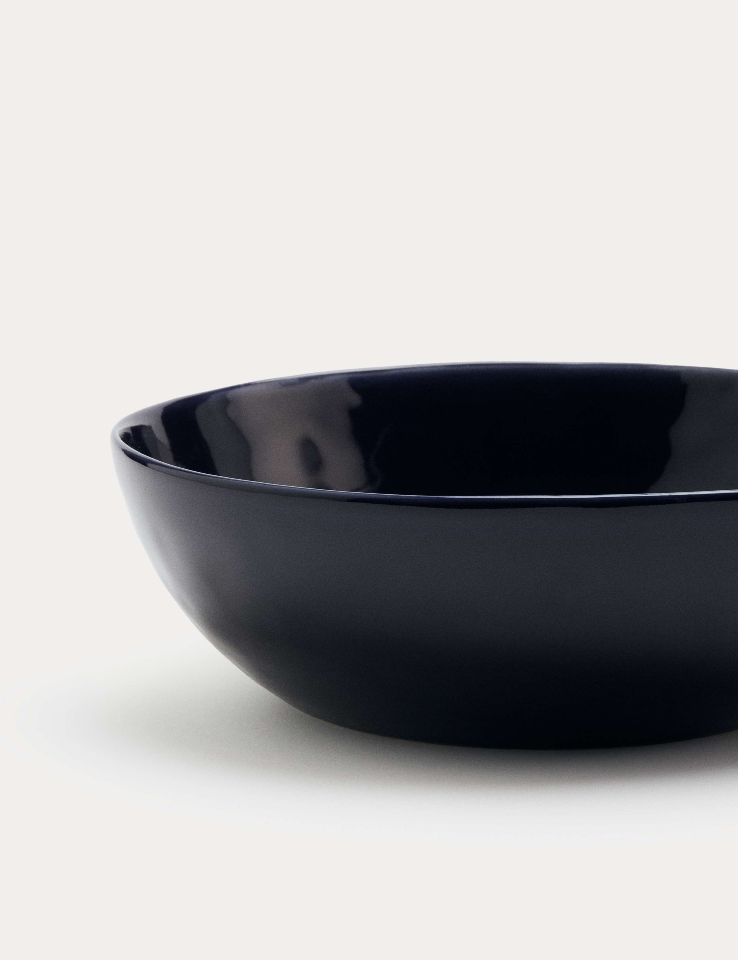 Ceramic Oh Happy Day Slogan Serving Bowl 3 of 4